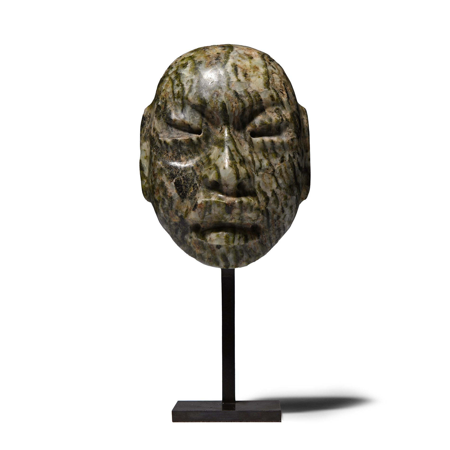 Prehispanic Olmec Jade Mask