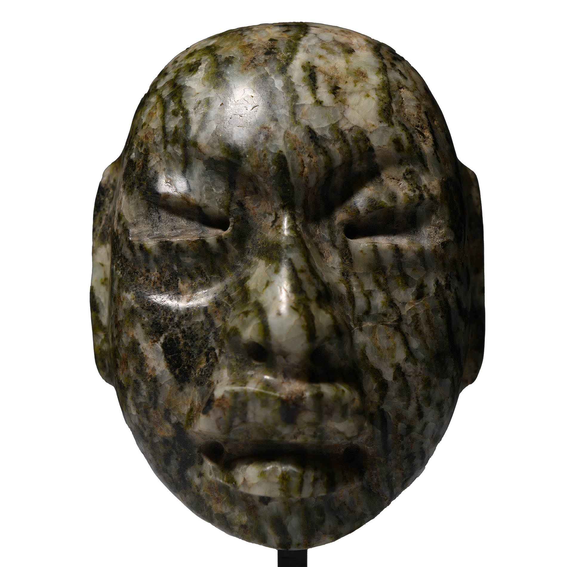Prehispanic Olmec Jade Mask