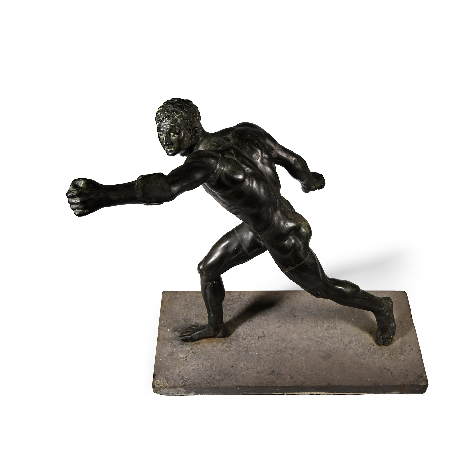 Bronze Statue the Borghese Gladiator