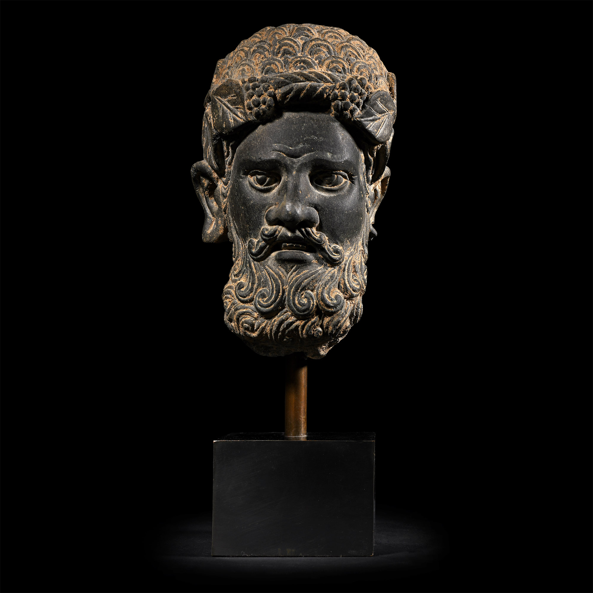 Gandharan Head of Dionysus