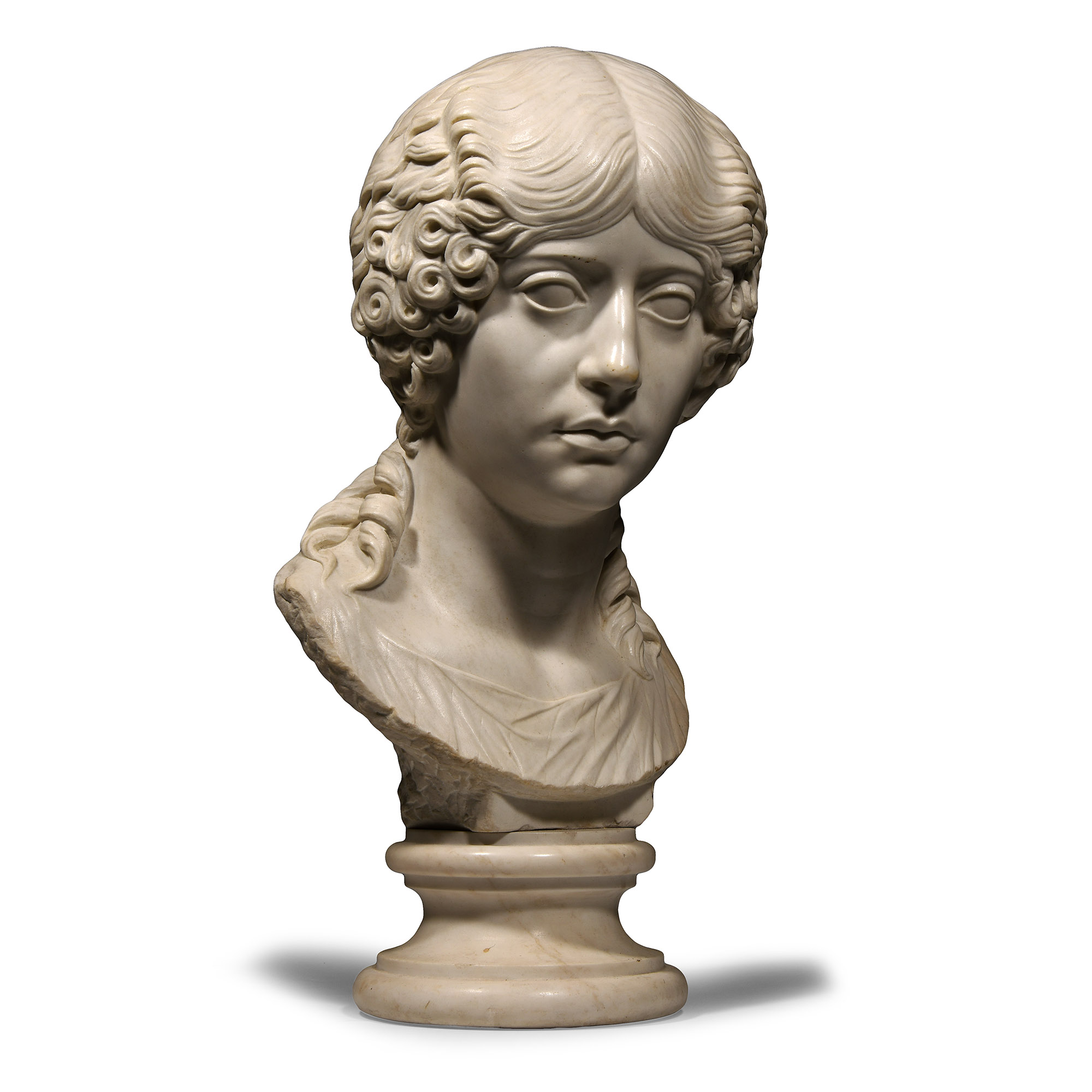 Marble Head of a Roman Noblewoman