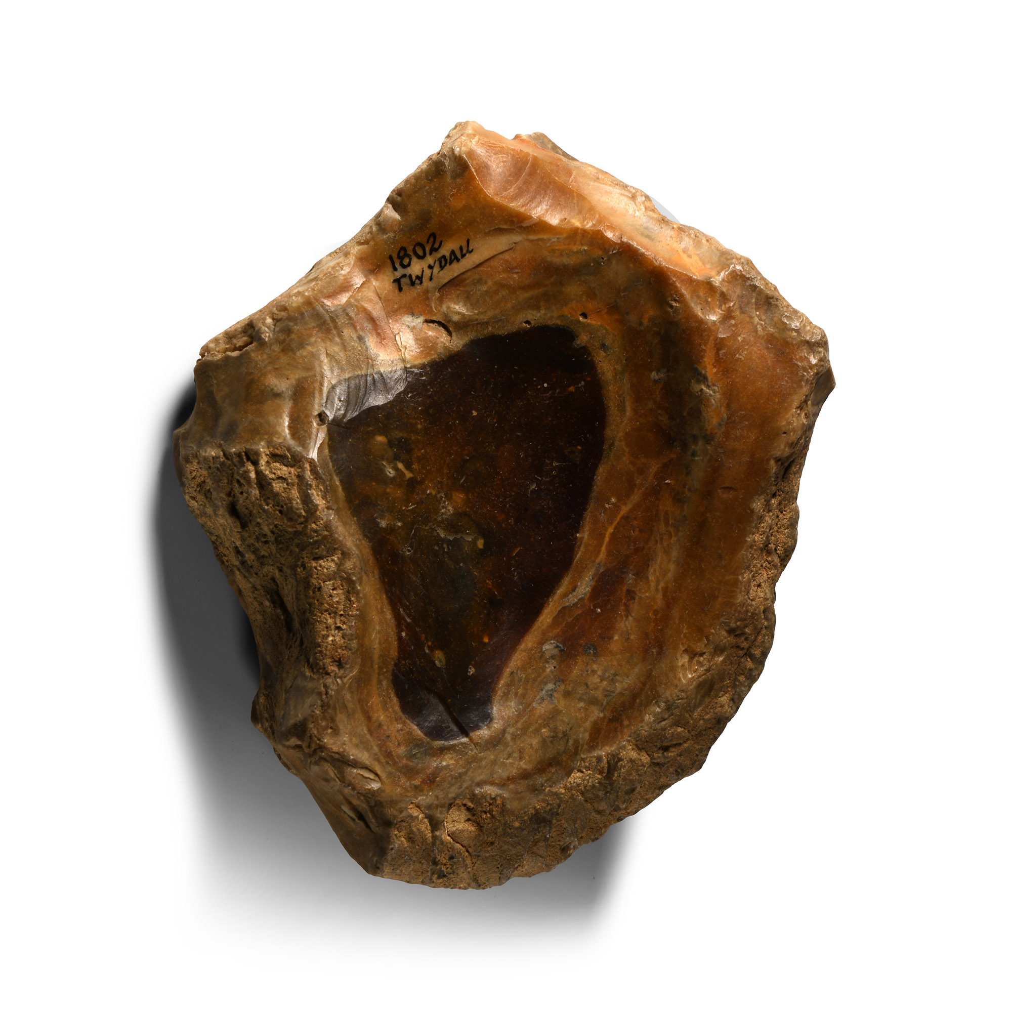 Stone Age Twydall Knapped Flint Proto-Handaxe
