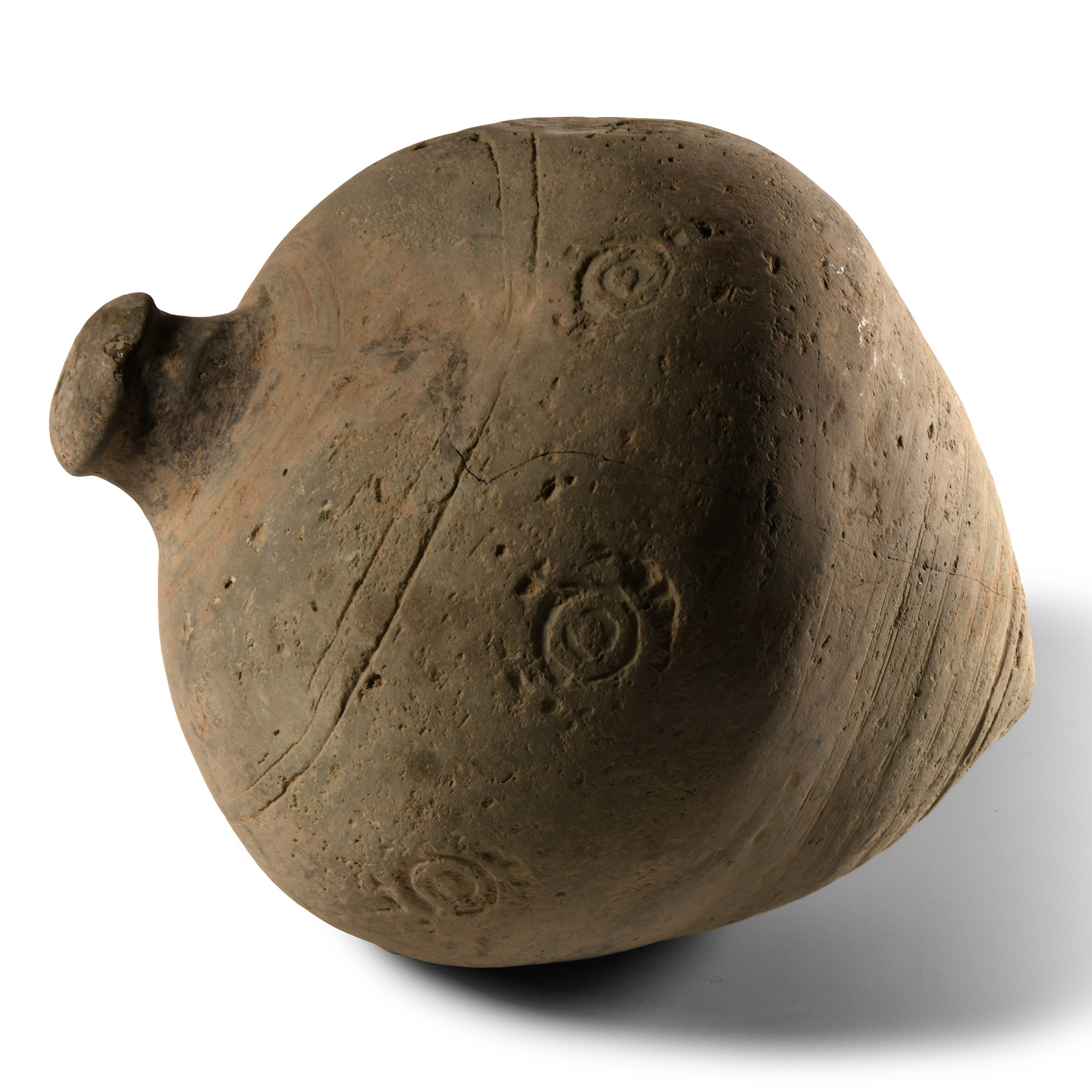Very Large Byzantine 'Greek Fire' Ceramic Fire Bomb or Hand Grenade
