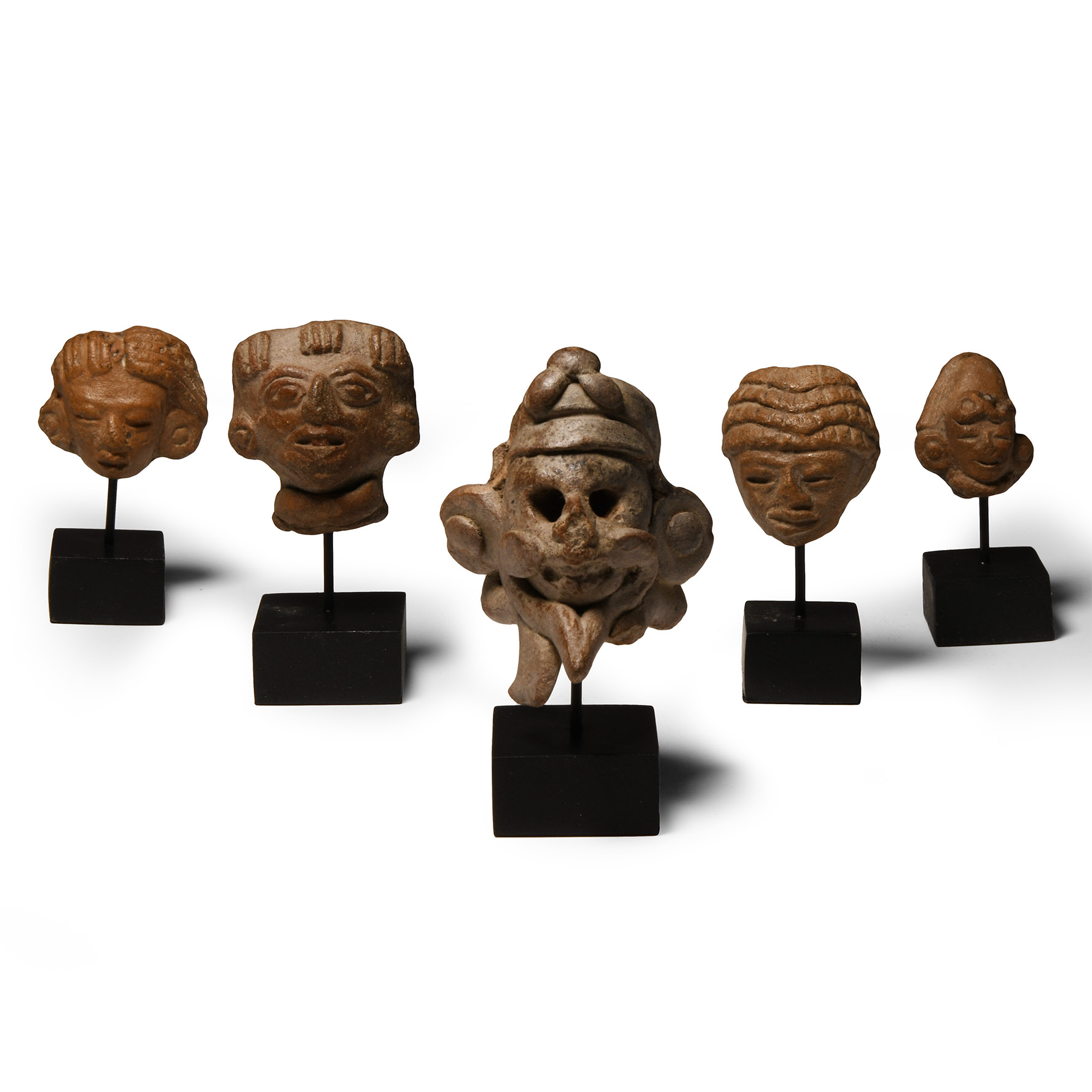 Prehispanic Teotihuacan Terracotta Head Collection