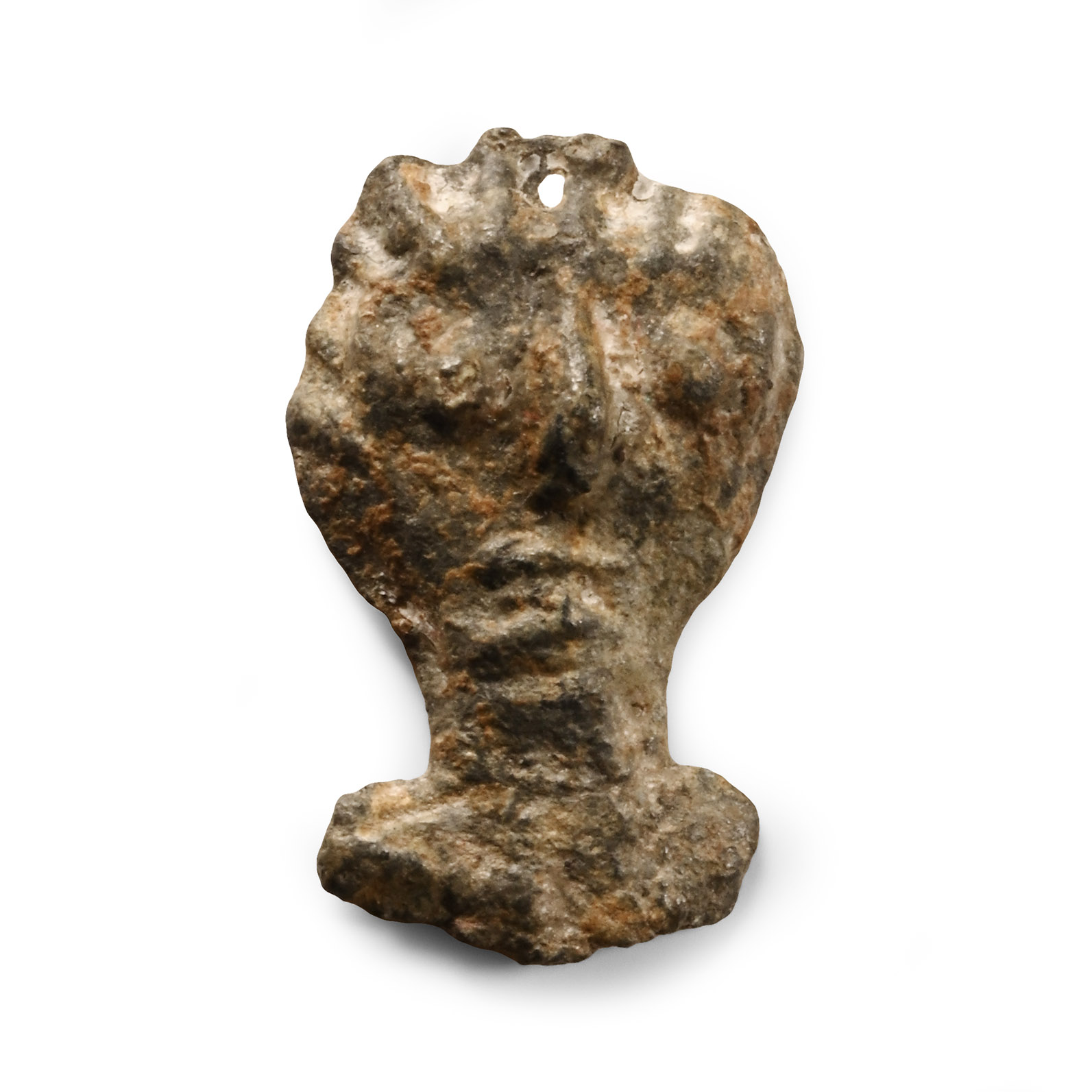 Iron Age Celtic Bronze Votive Head of a Deity