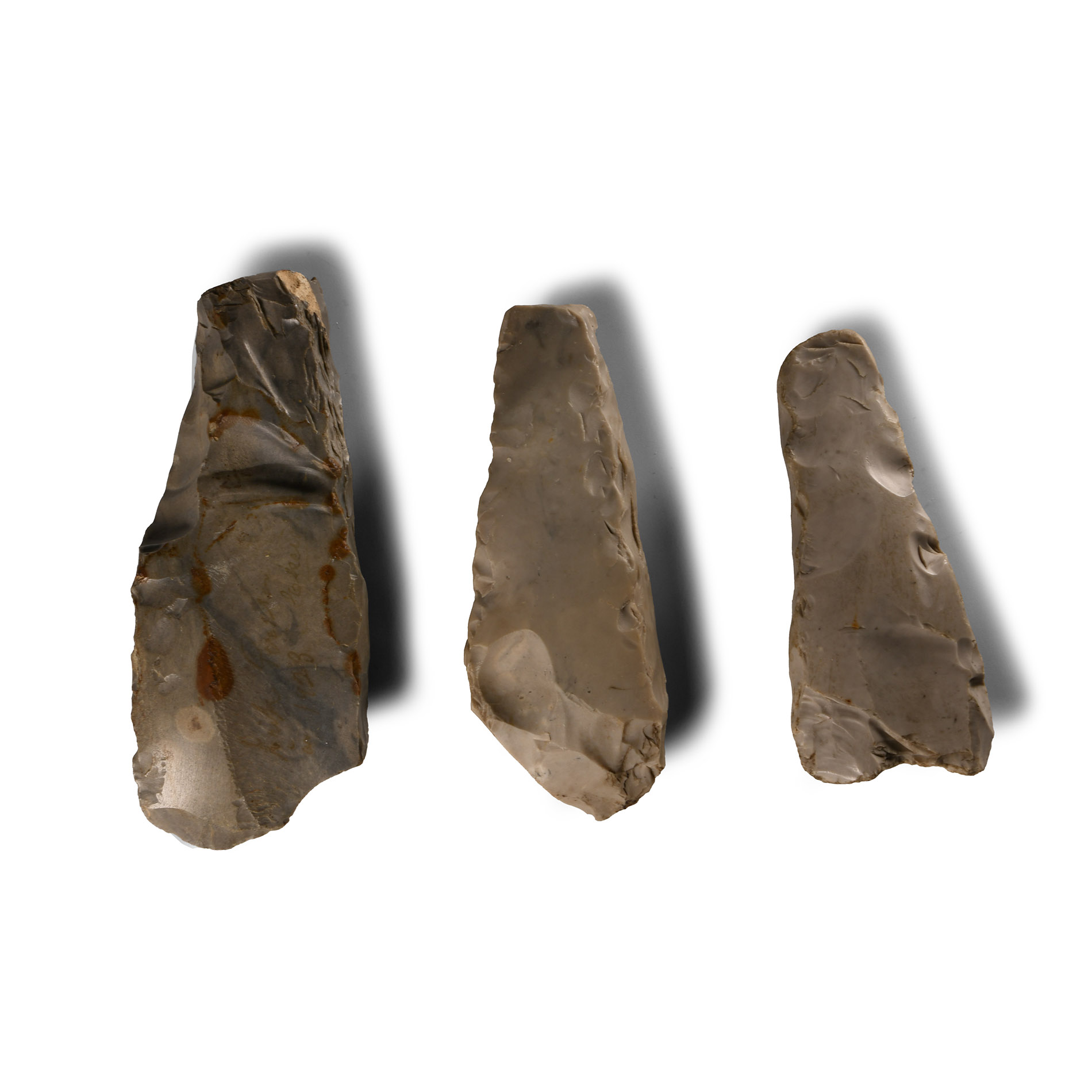 Stone Age 'Danish' Knapped Flint Thick-Butted Axehead Group