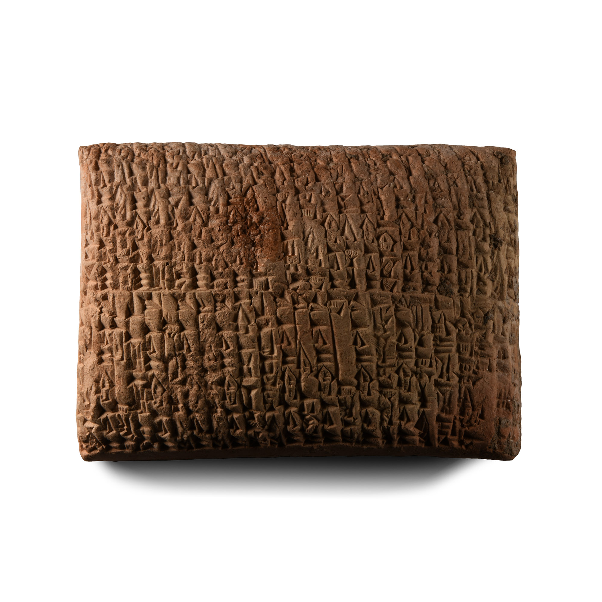 Old Babylonian Cuneiform Messenger Tablet Recording the Journeys of Royal Envoys
