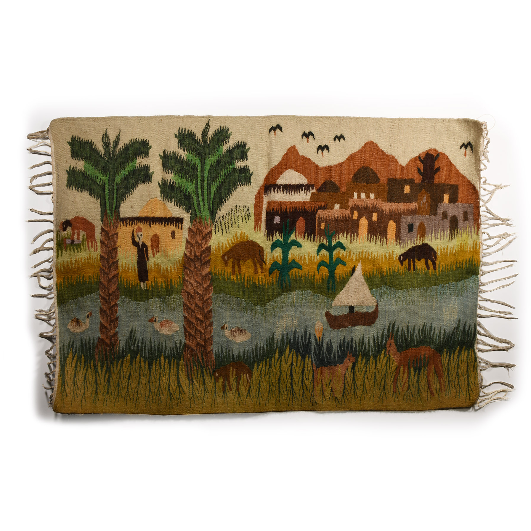 Vintage Tapestry in the style of the Ramses Wissa Wassef School