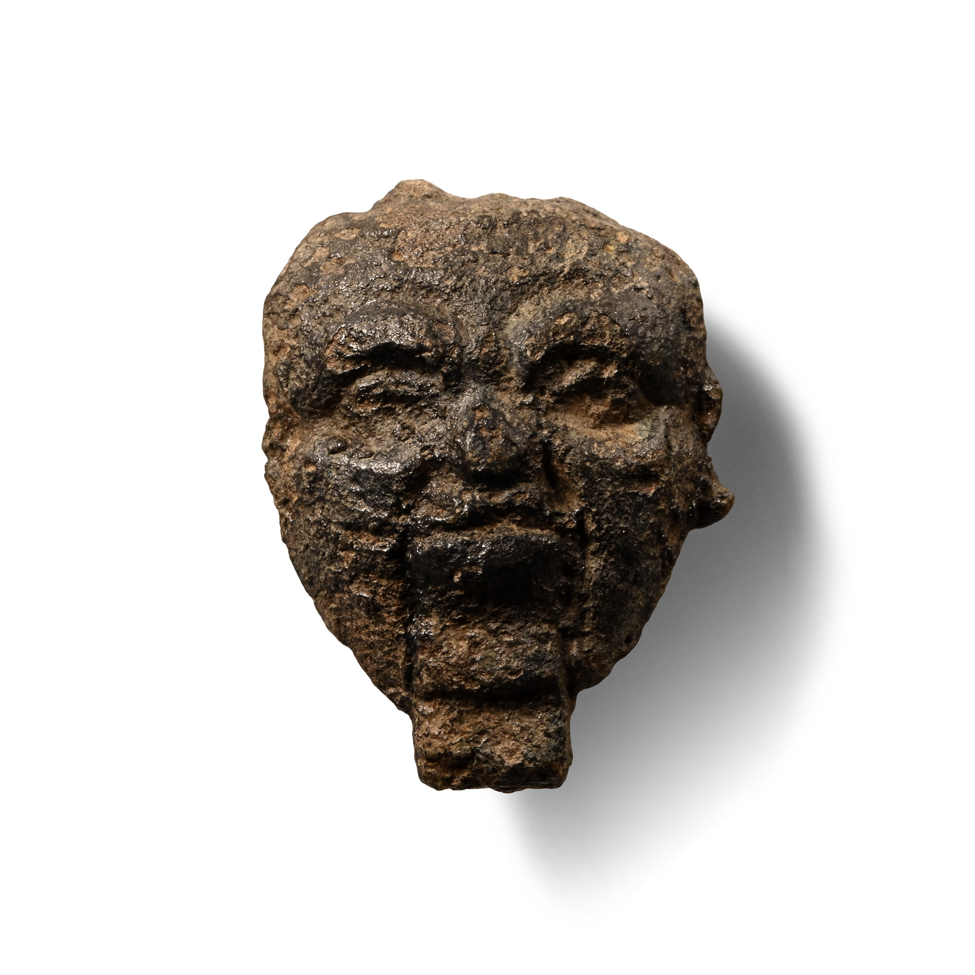 Post Medieval Toy Finial with Two Faces