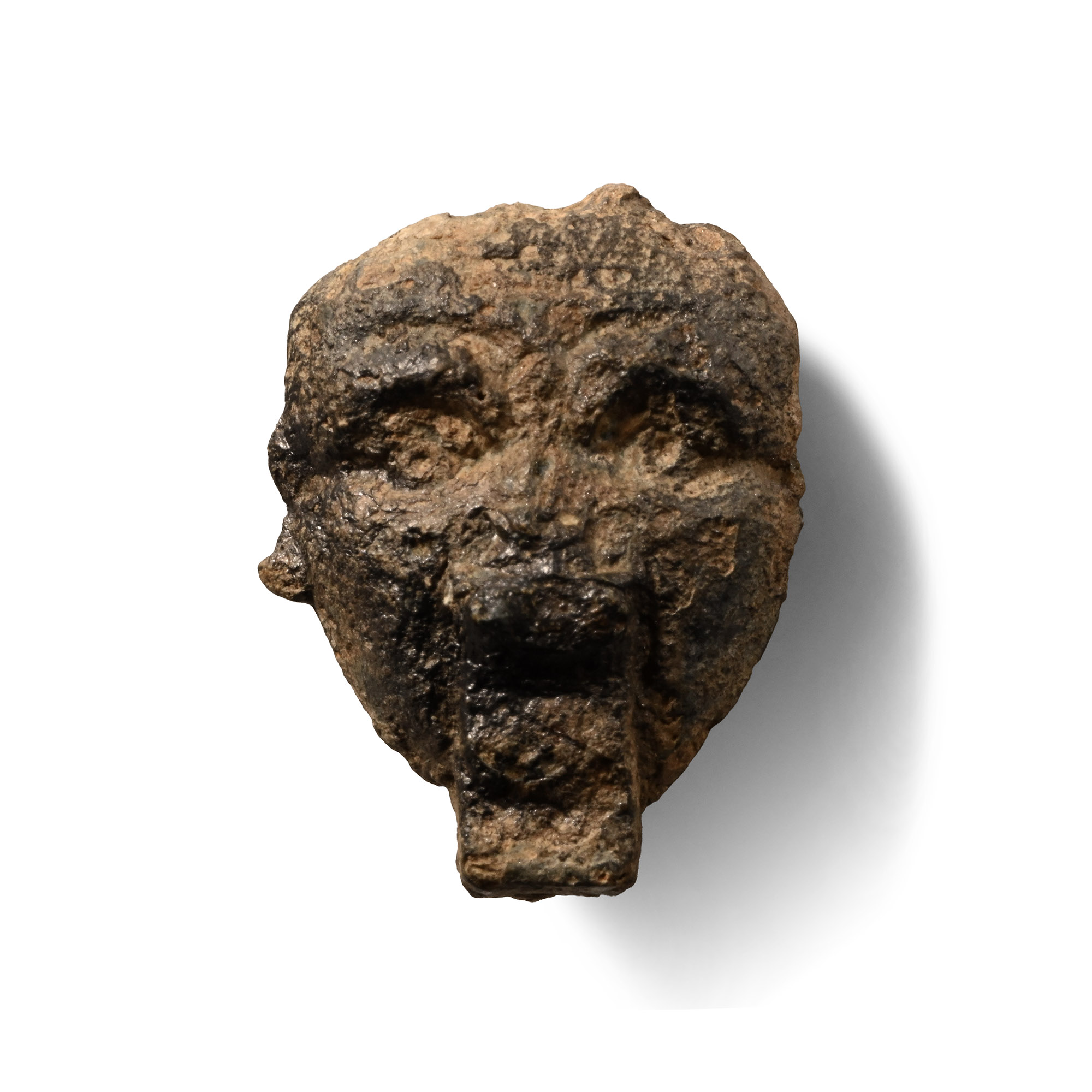 Post Medieval Toy Finial with Two Faces