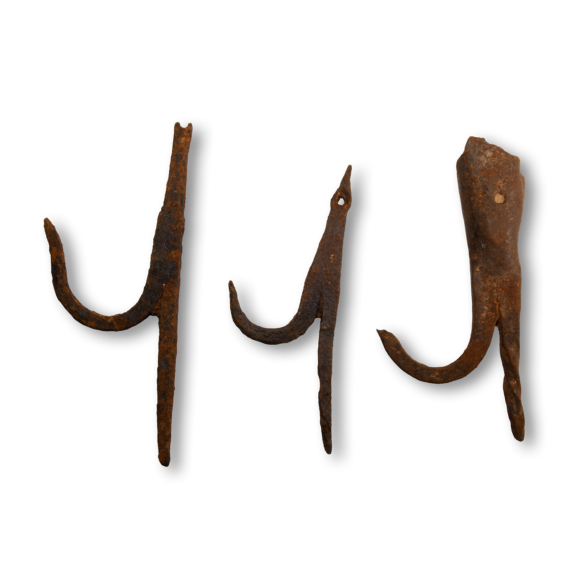 Post Medieval 'Thames' Iron Bill Hook Group