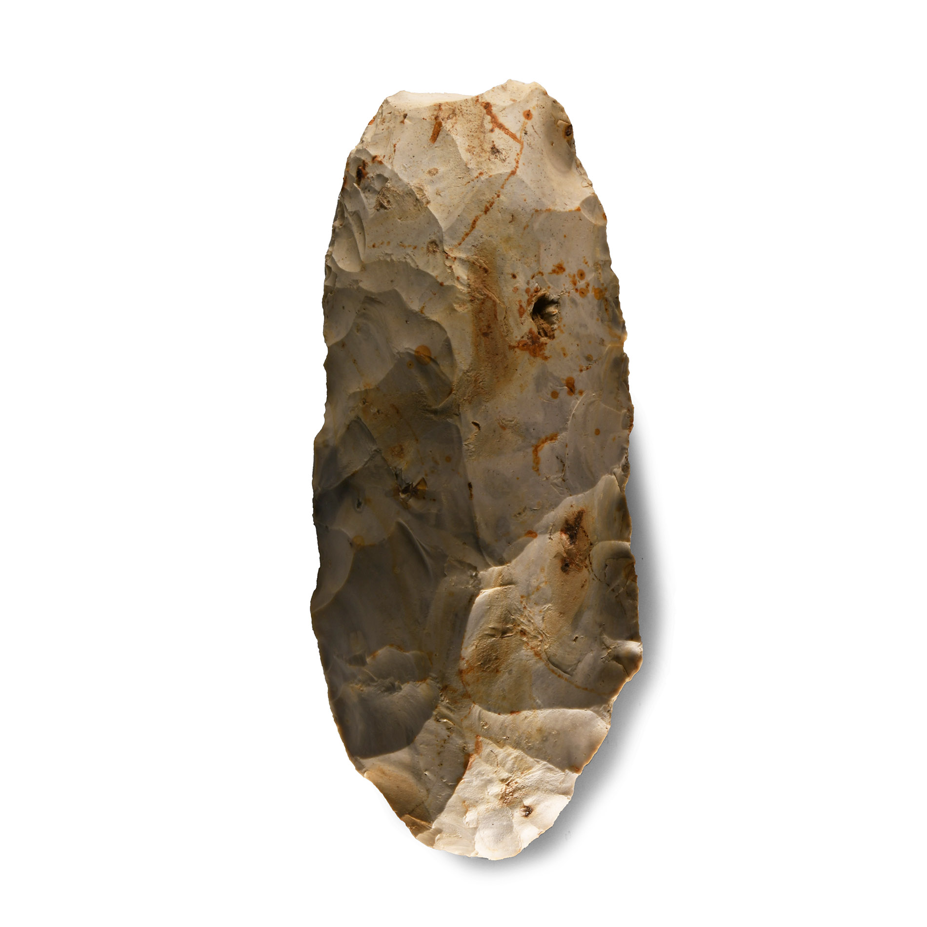 Extremely Large Stone Age 'Melton Constable' Knapped Flint Axe Head