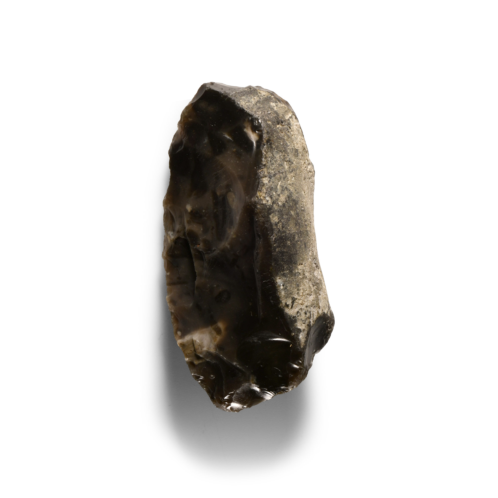 Extremely Rare Stone Age 'Happisburgh' Knapped Flint Handaxe
