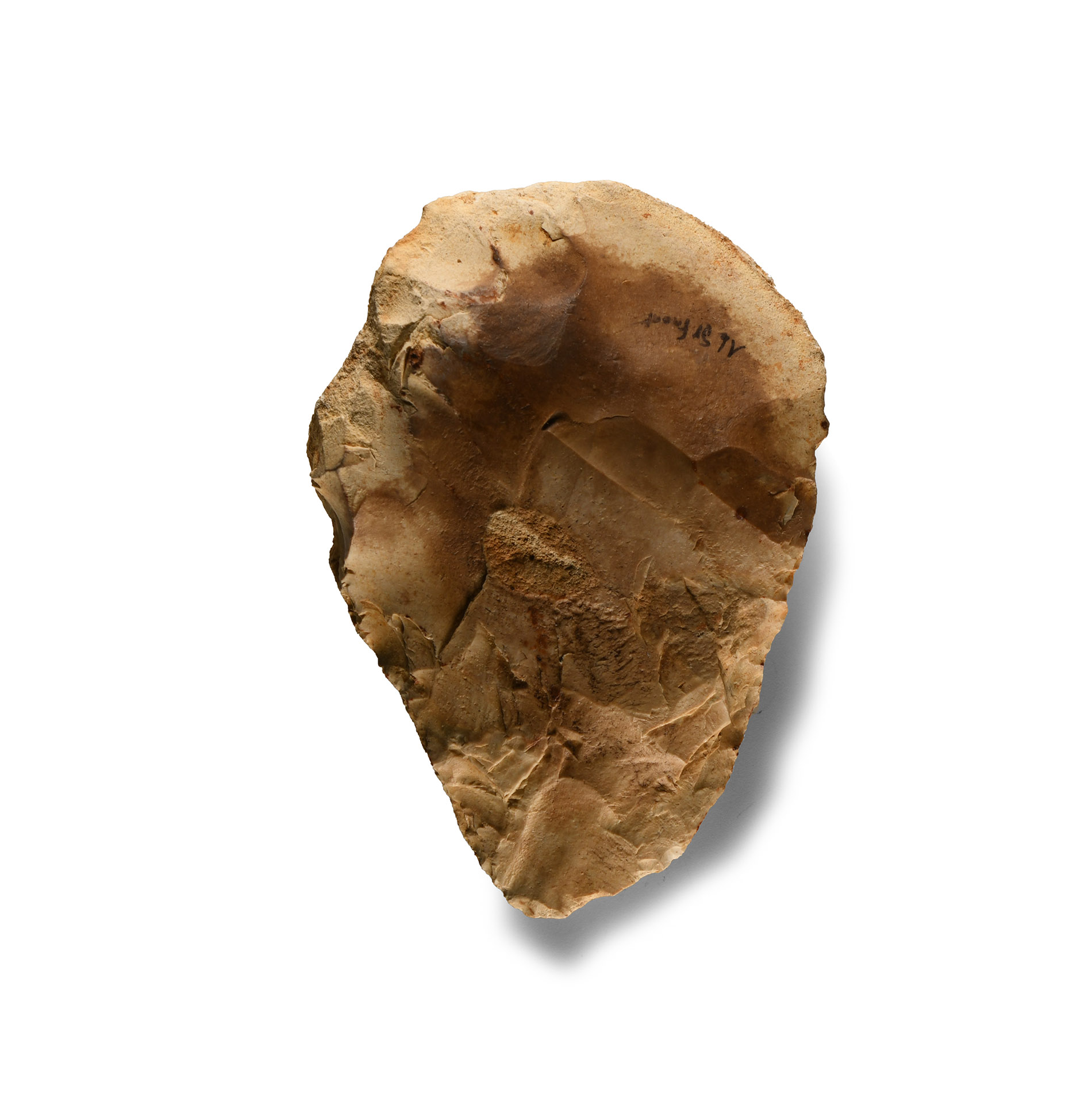 Stone Age 'St Front' Knapped Flint Handaxe