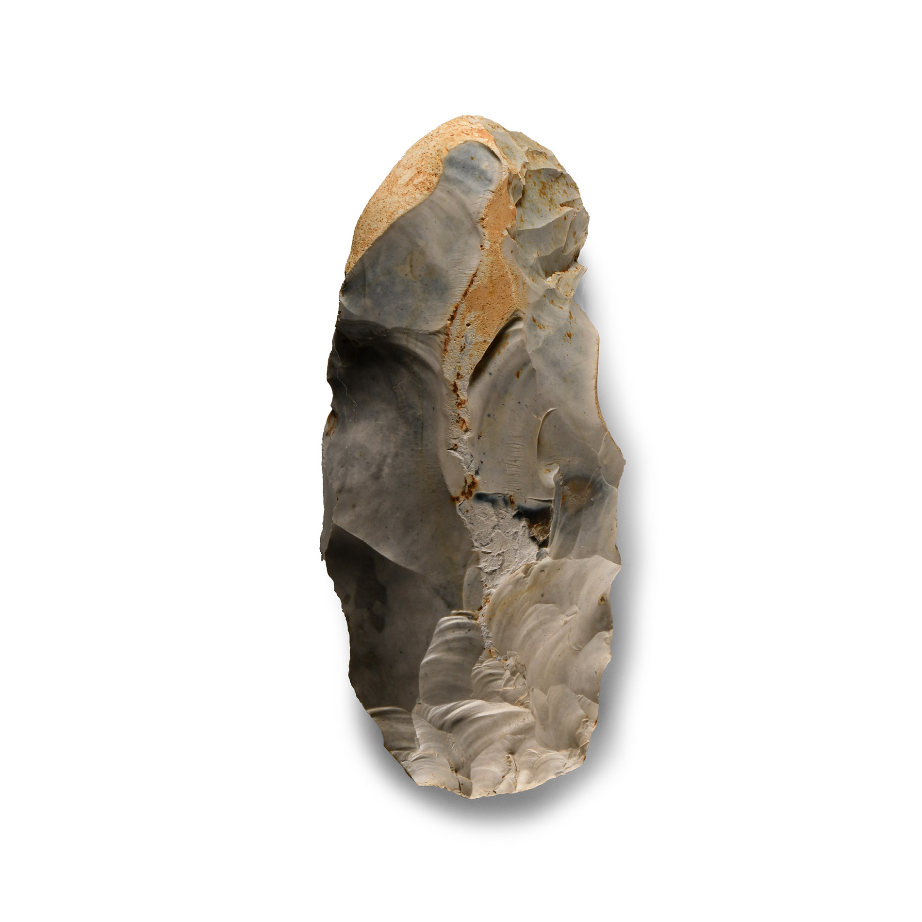 Stone Age 'Le Monchel' Knapped Flint Handaxe
