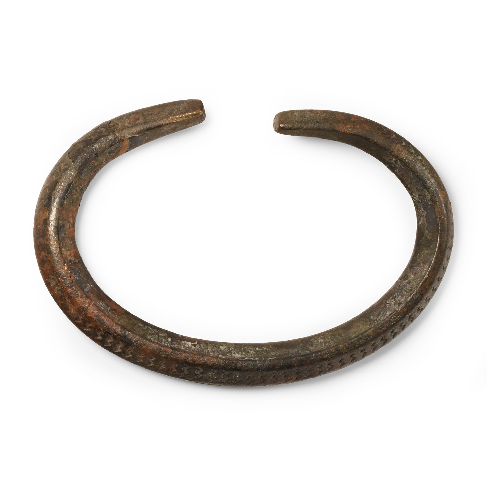 Viking Age Bronze Decorated Bracelet
