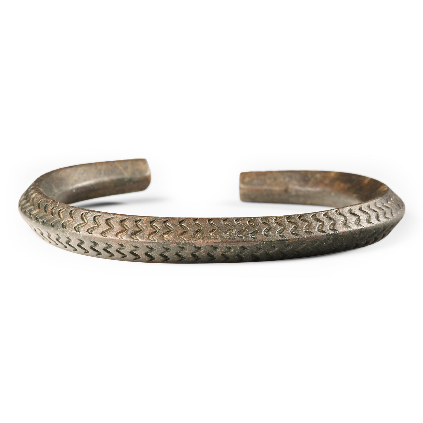 Viking Age Bronze Decorated Bracelet