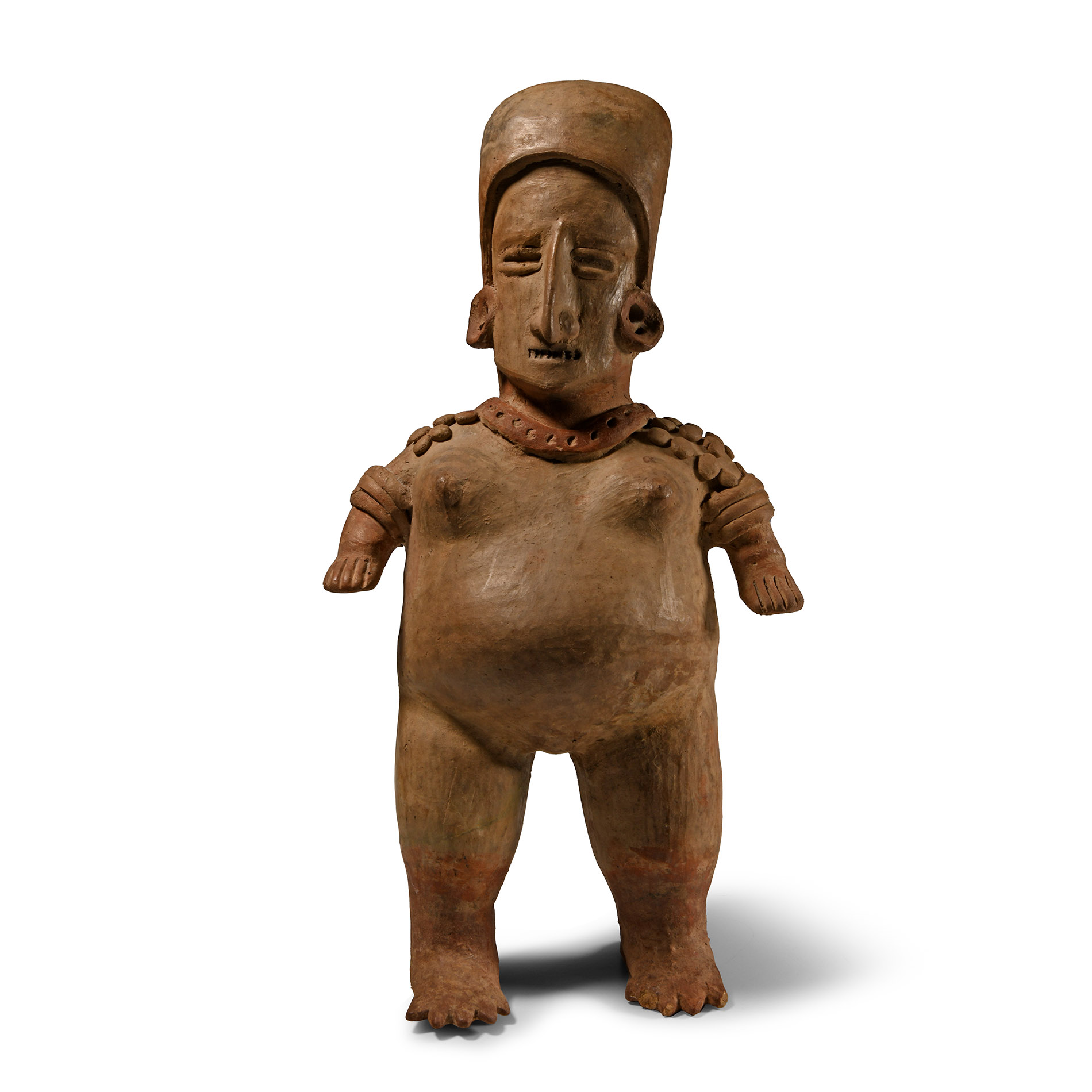 Pre-Columbian Jalisco Terracotta Pregnant Figure