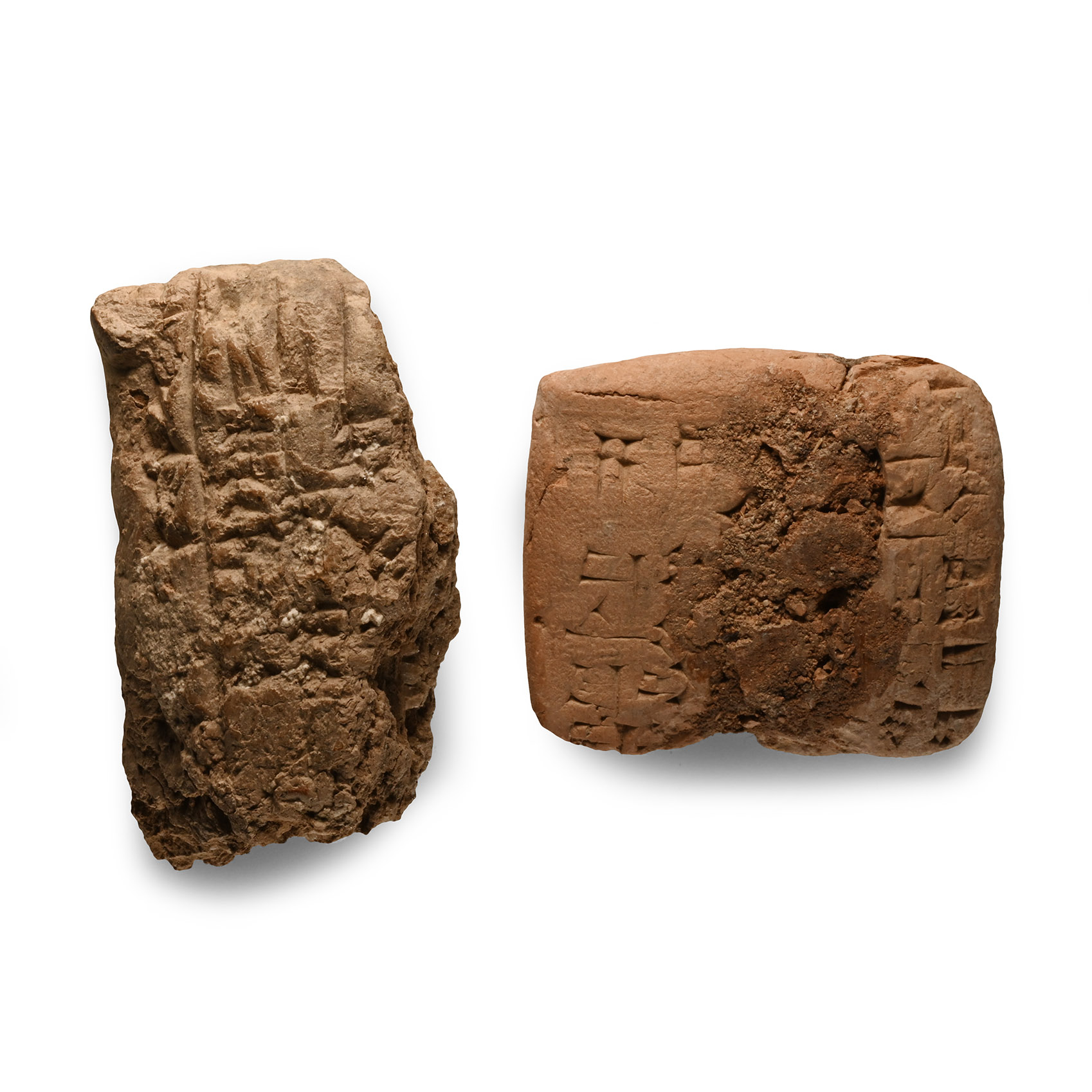 Mesopotamian Cuneiform Tablet Fragment Group