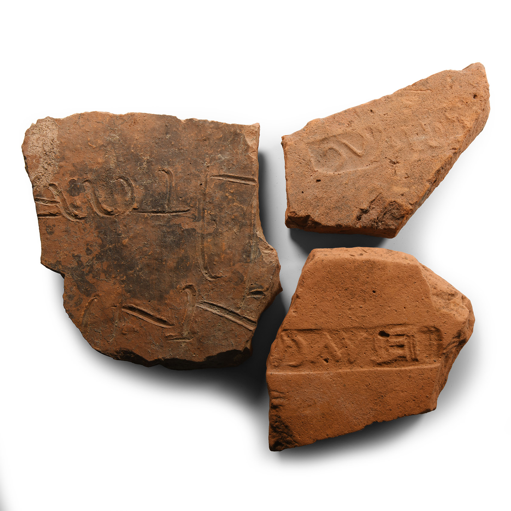 Romano-British Legionary Terracotta Tile Fragment Group