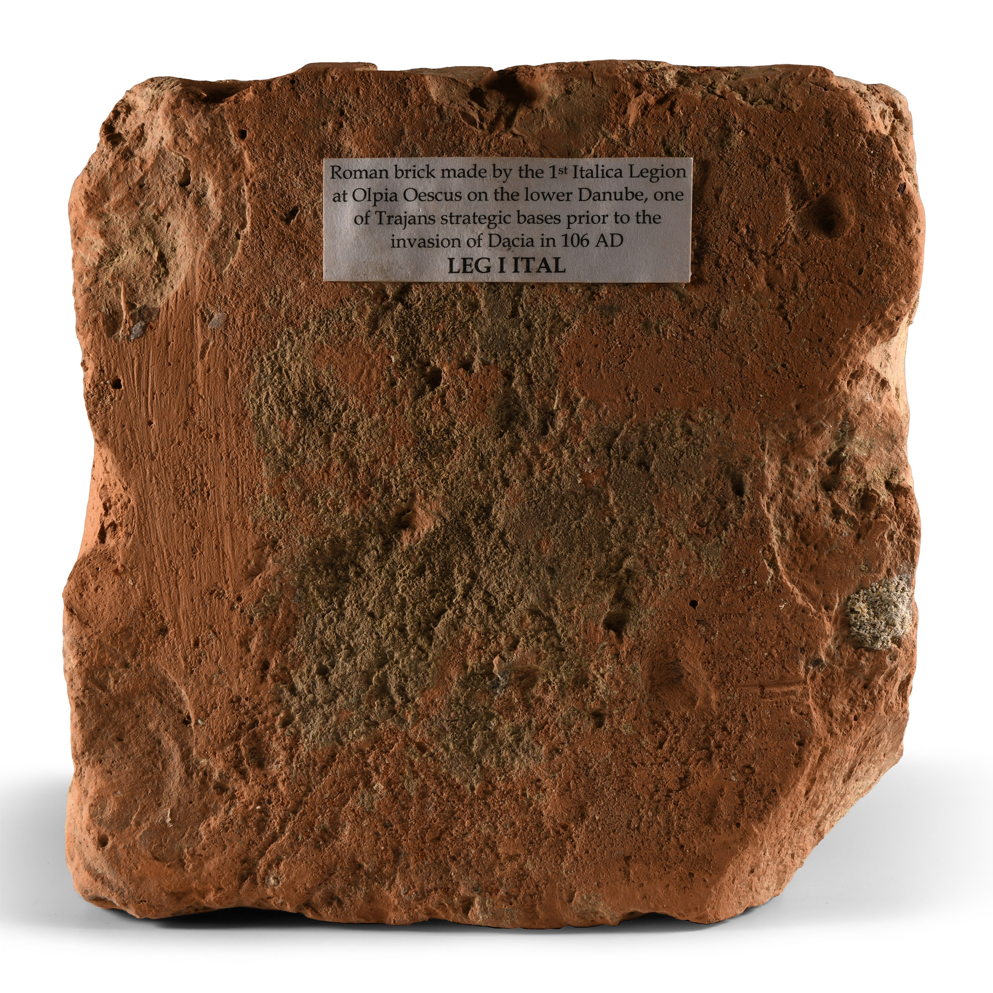 Roman Terracotta LEG I ITAL Legionary Stamped Tile