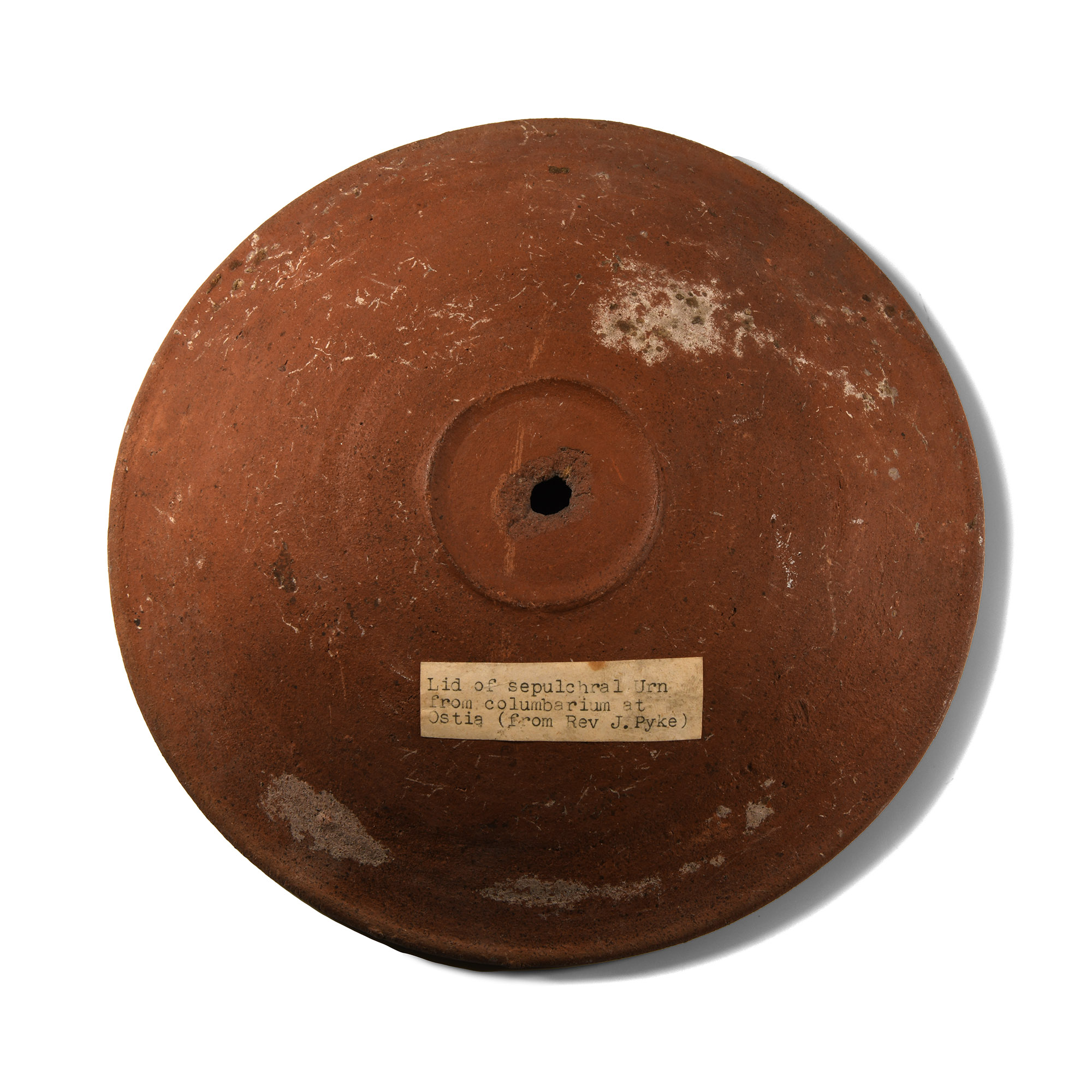 Roman 'Columbarium at Ostia' Terracotta Sepulchral Urn Lid