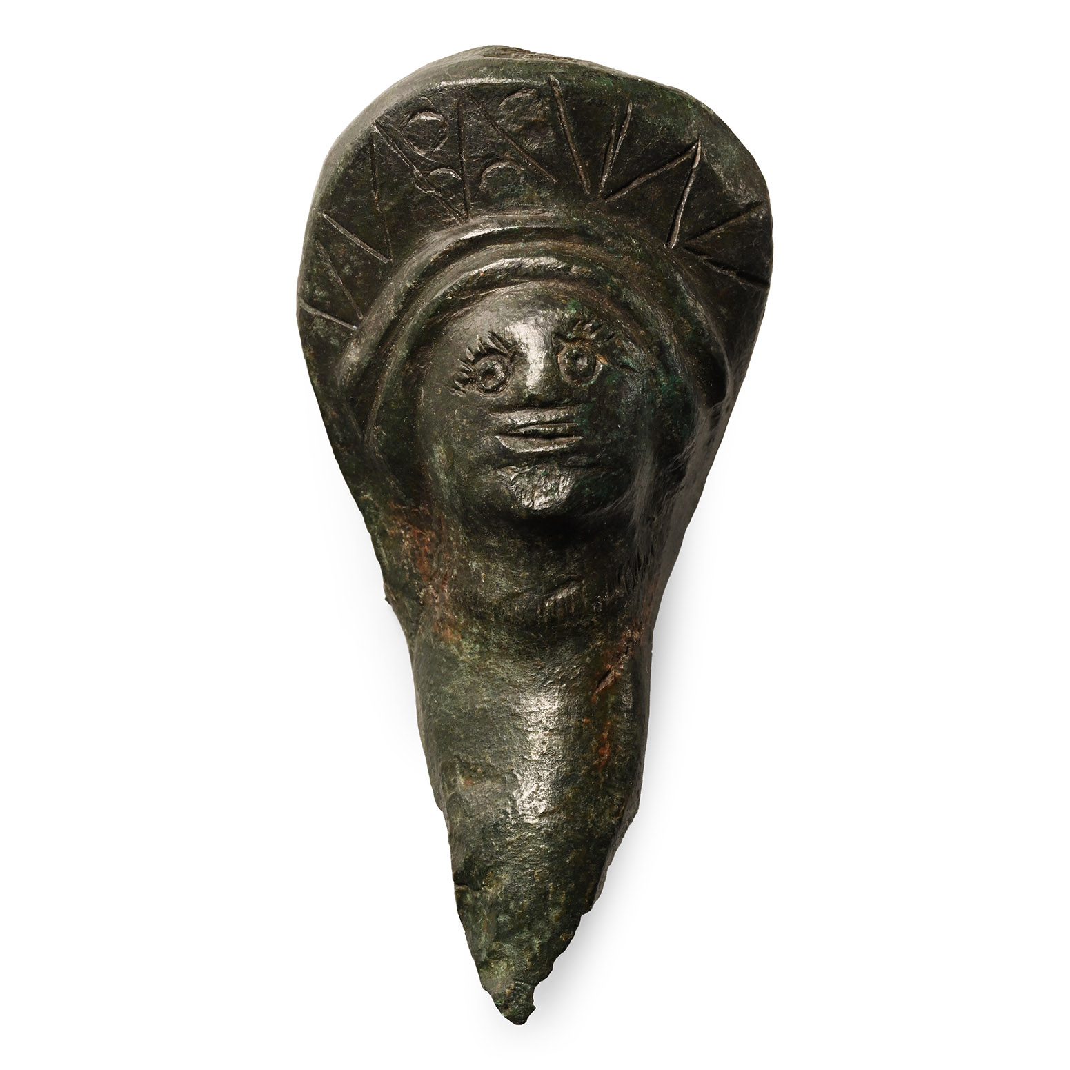 Roman Bronze Figural Attachment