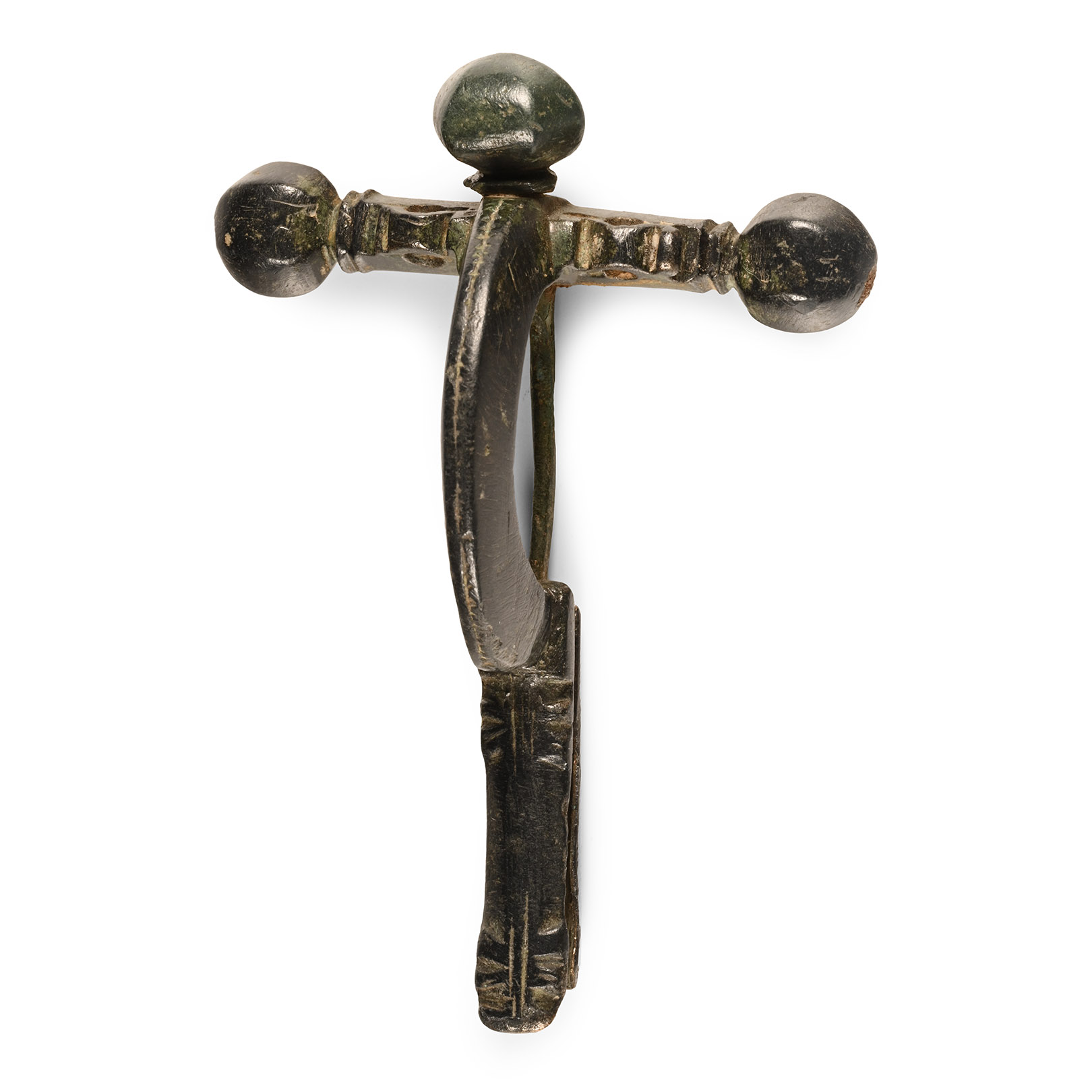 Large Roman Bronze Crossbow Brooch