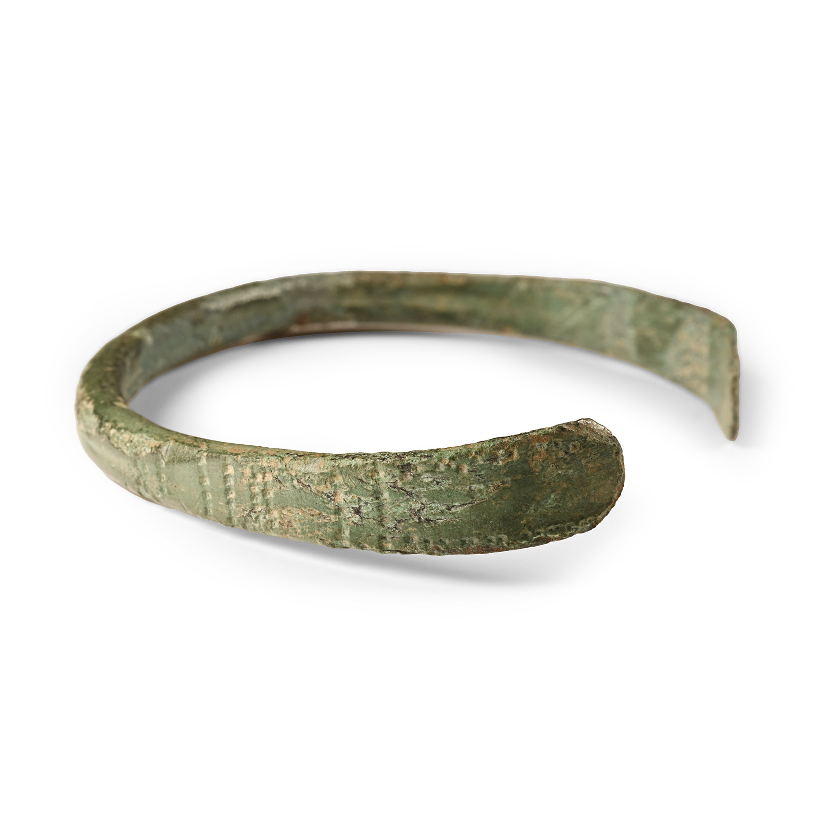 Roman Decorated Bronze Bracelet