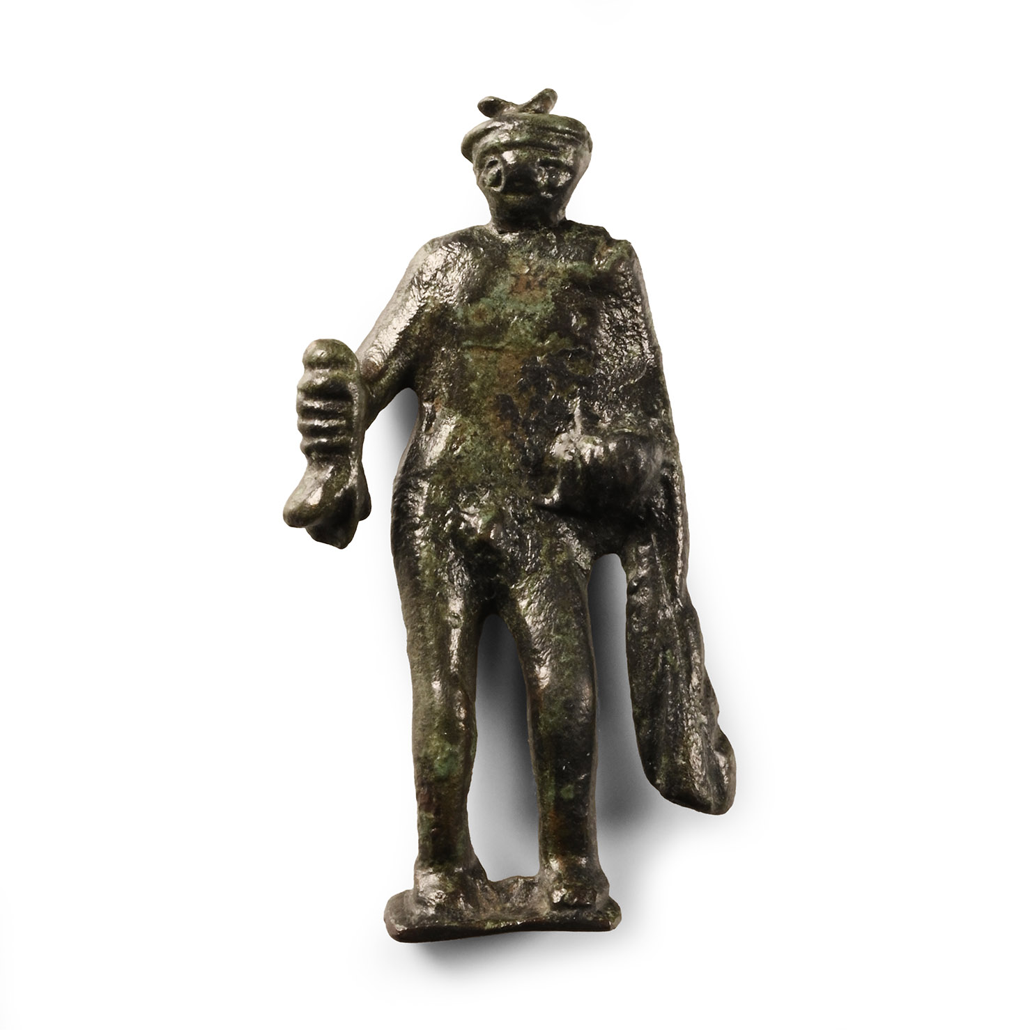 Roman Bronze Provincial Mercury Statuette