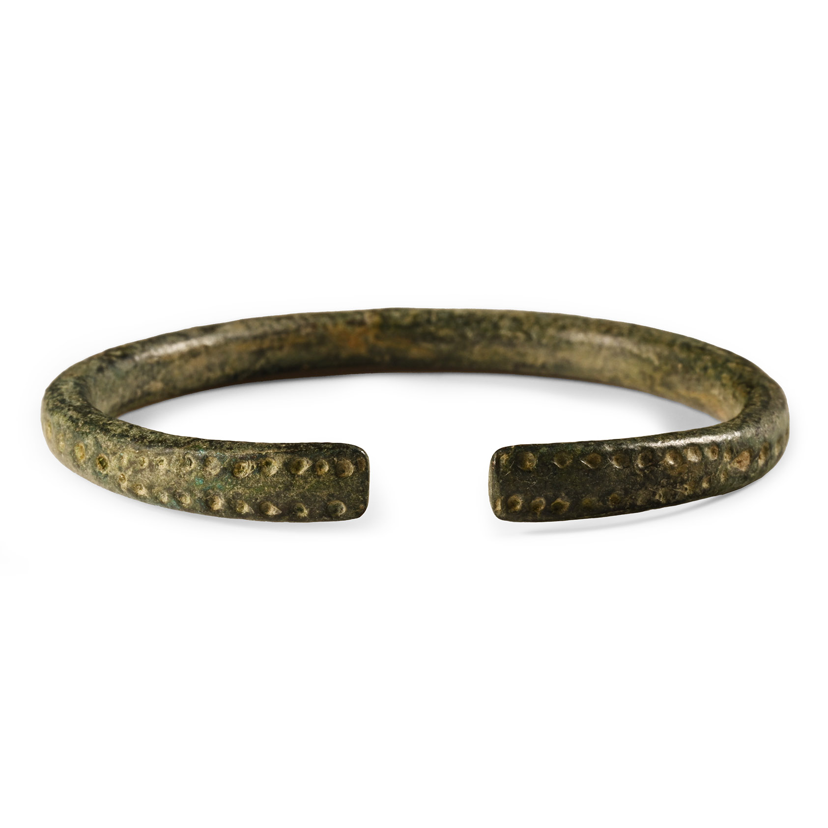 Roman Bronze Decorated Bracelet