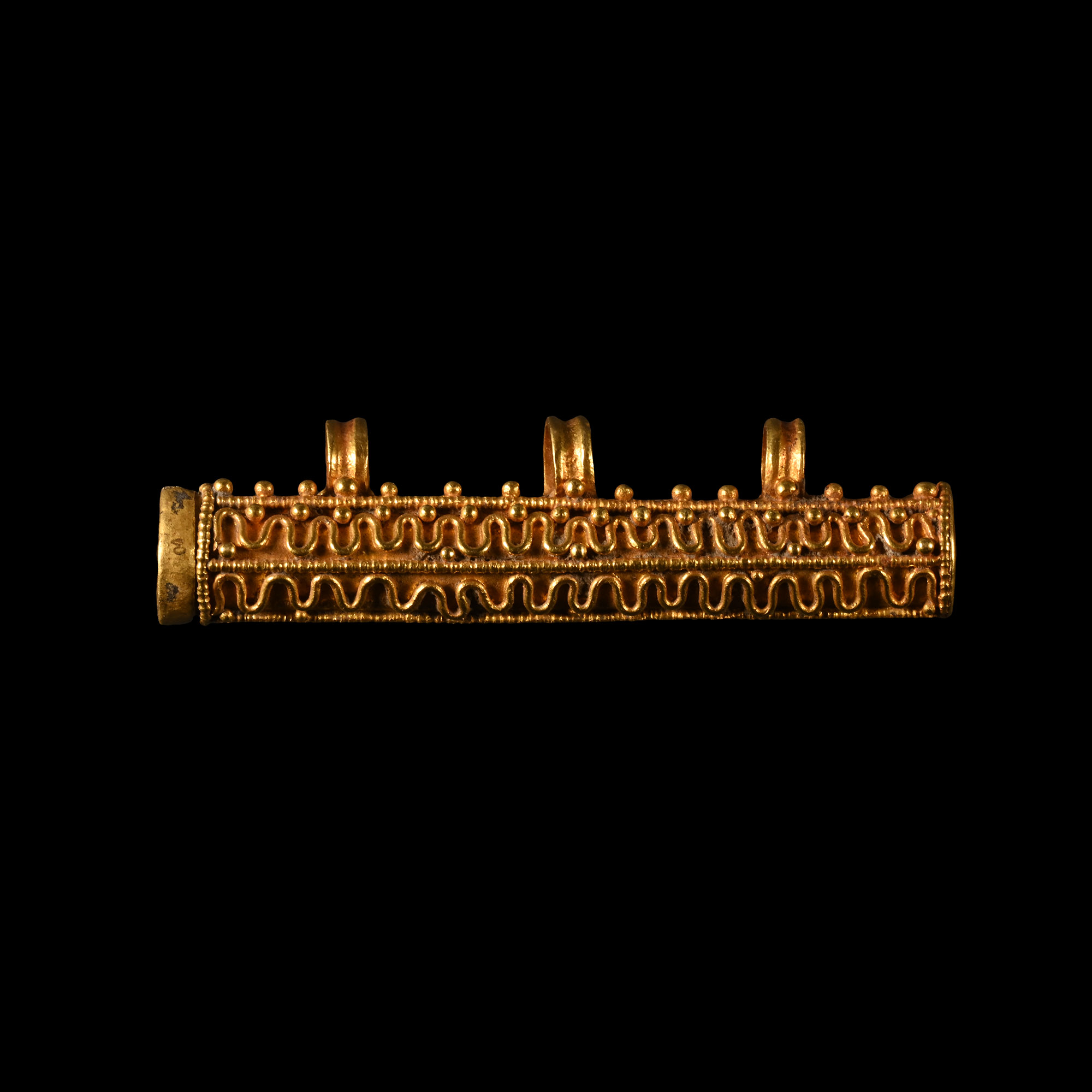 Roman Gold Amulet Holder