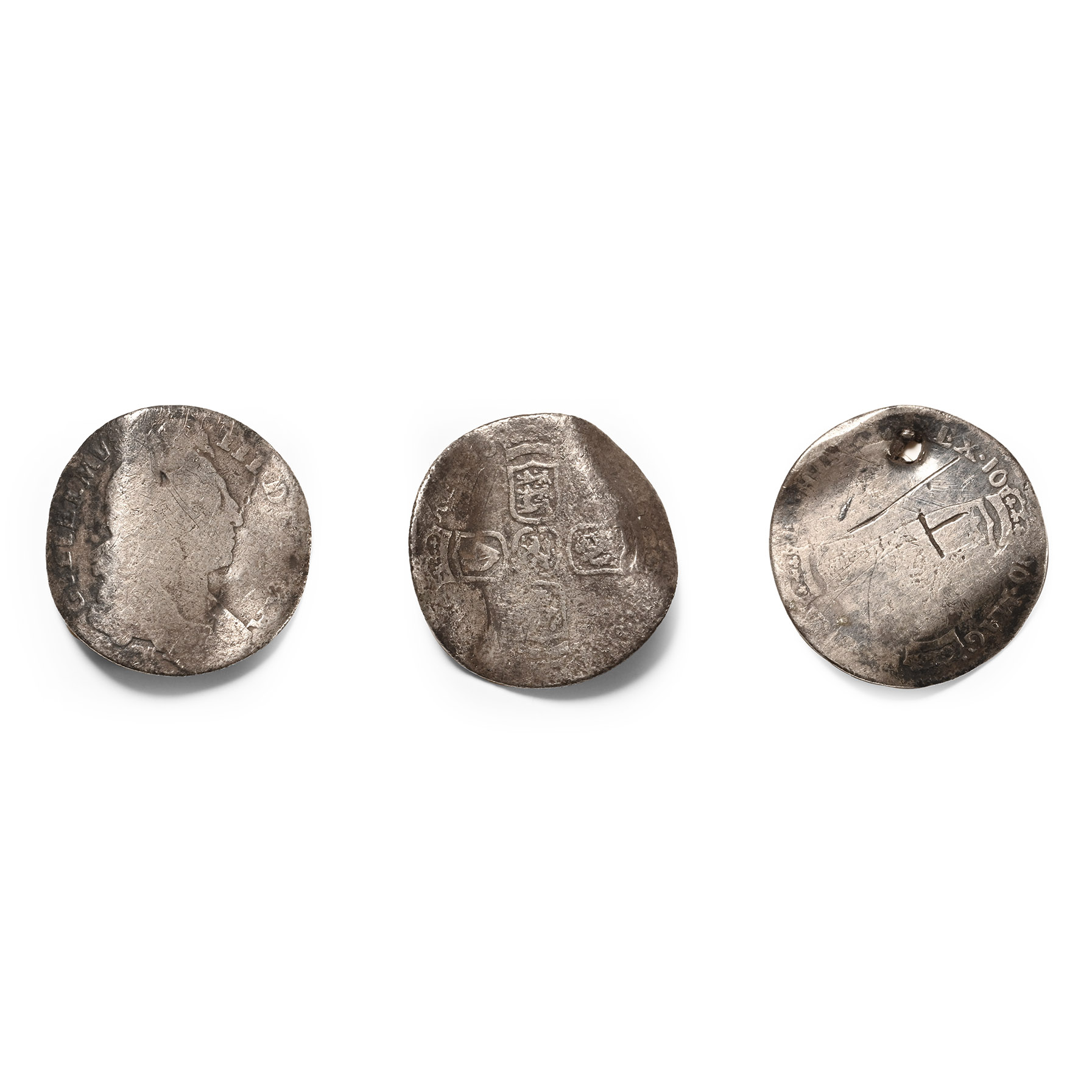William III Silver Love Token Group