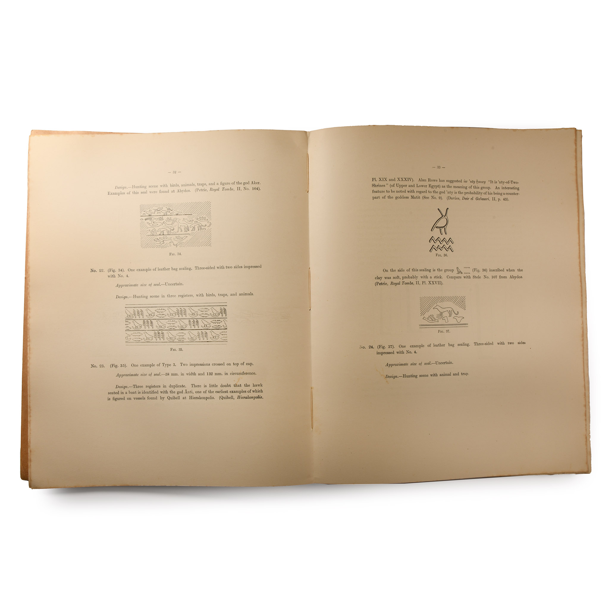 Archaeological Books - Excavations at Saqqara HOR-AHA (1937-1938)