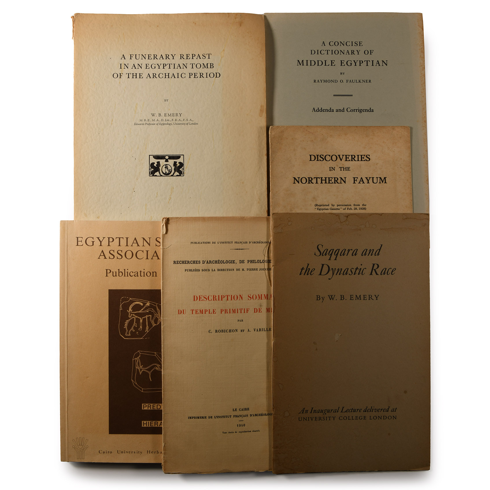 Archaeological Books - Ancient Egyptian Research Discoveries - Various Titles
