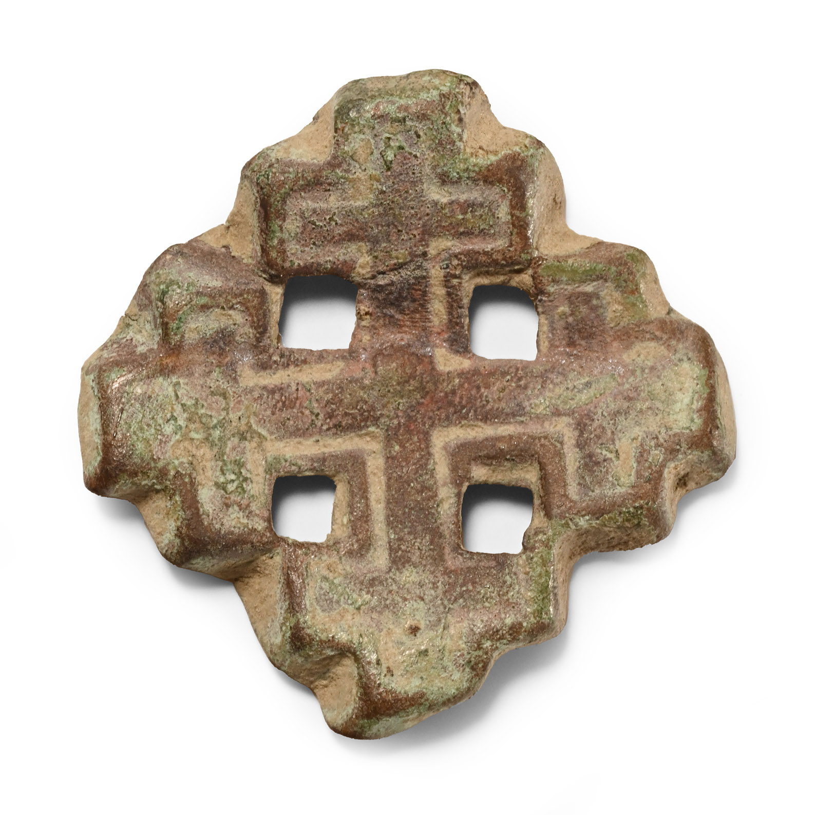 Medieval Bronze Knight's Holy Sepulchre Badge