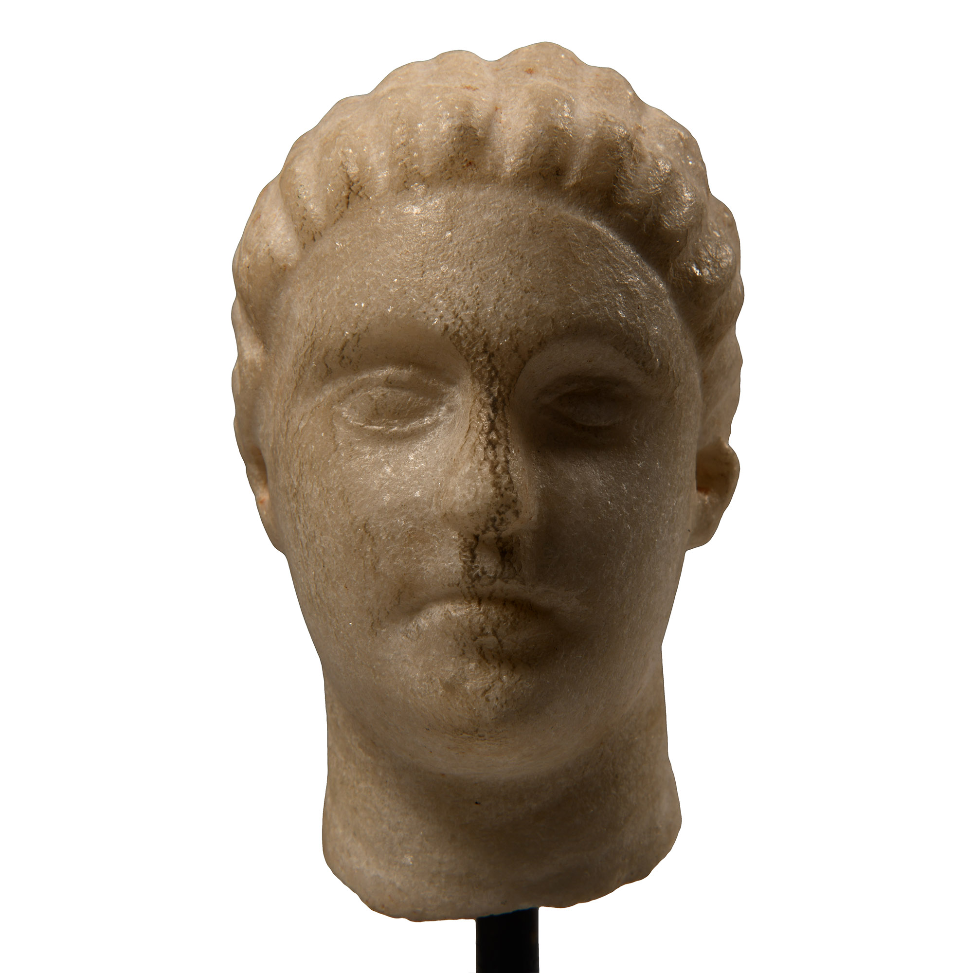 Greek Style Marble Head of a Female