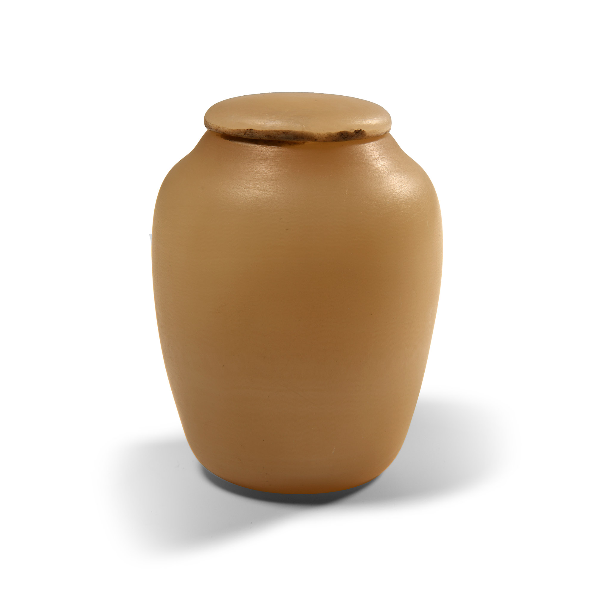 Egyptian Style Alabaster Pyxis with Lid