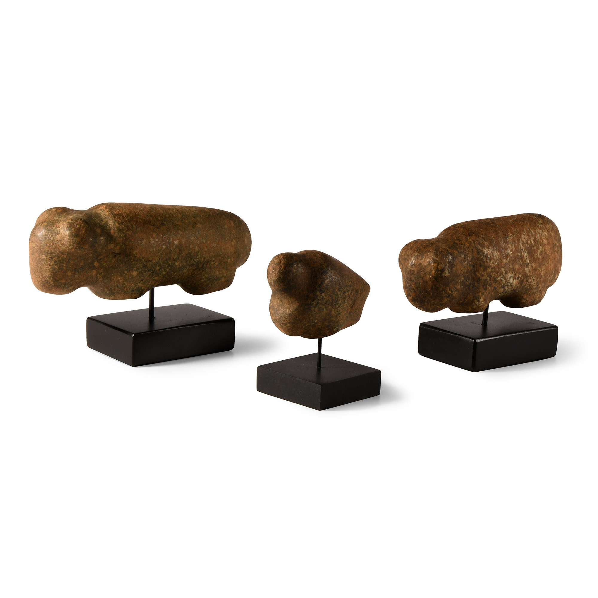 Stone Age Polished Stone Animal Idol Group