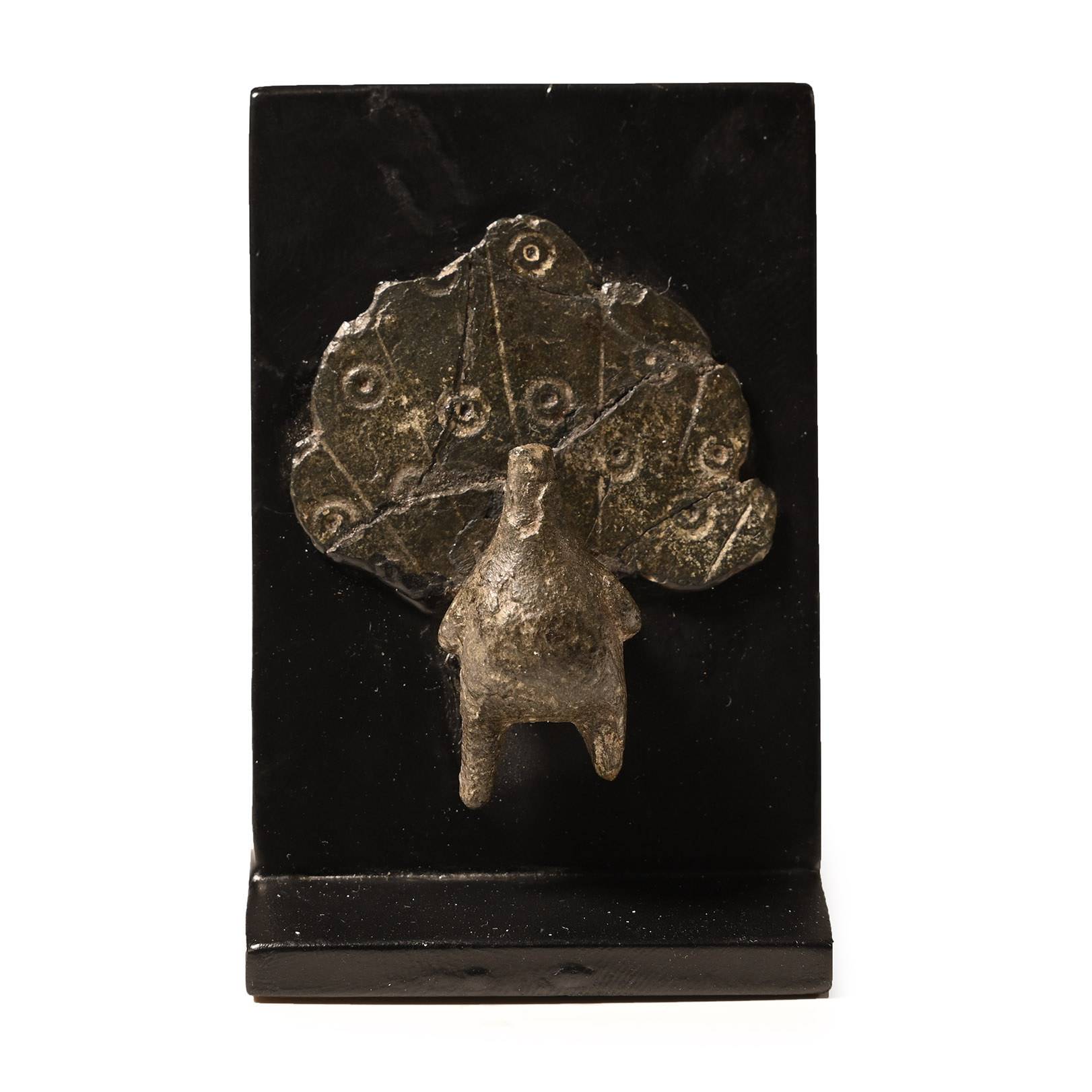 Roman Bronze Peacock Statuette