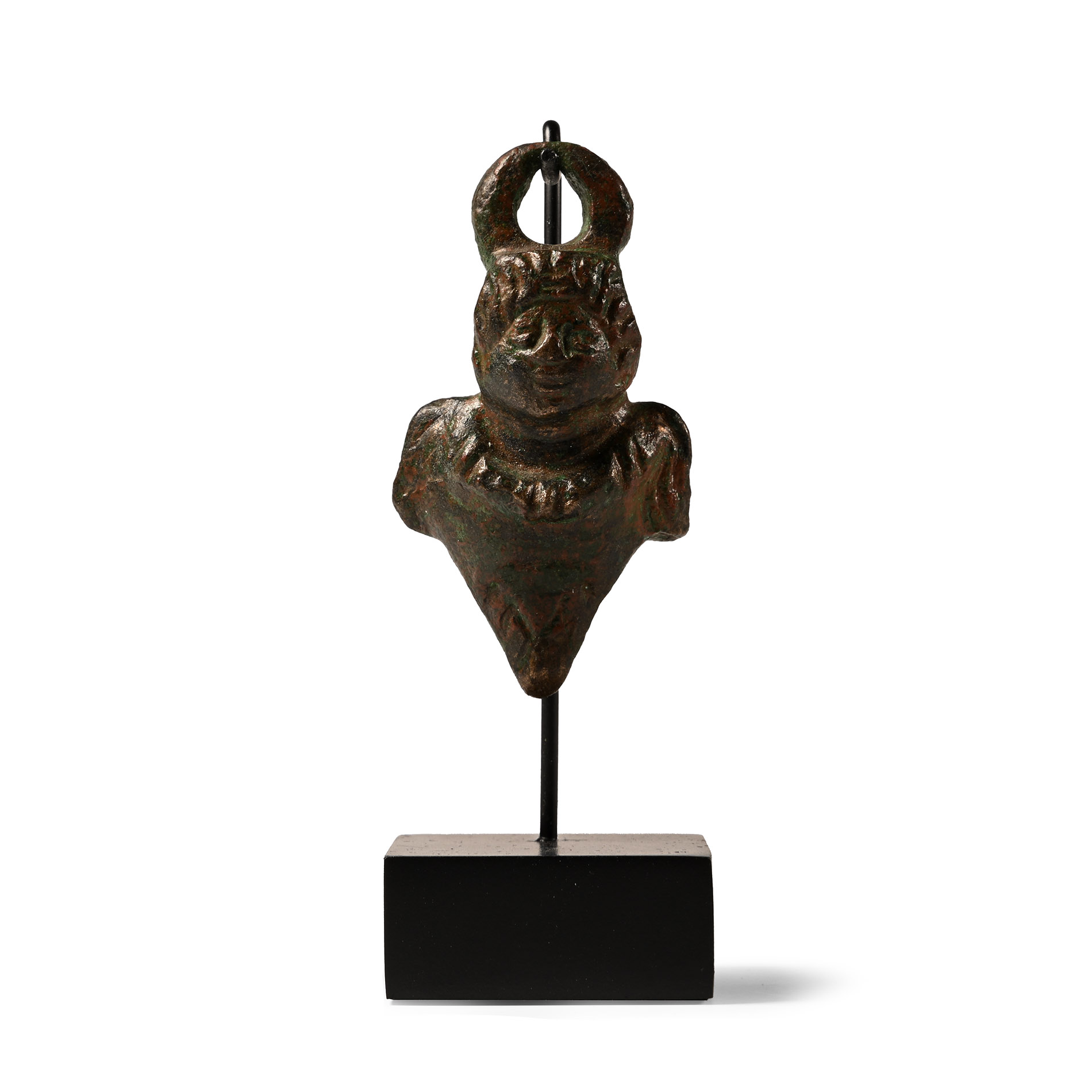 Roman Bronze Figural Pendant
