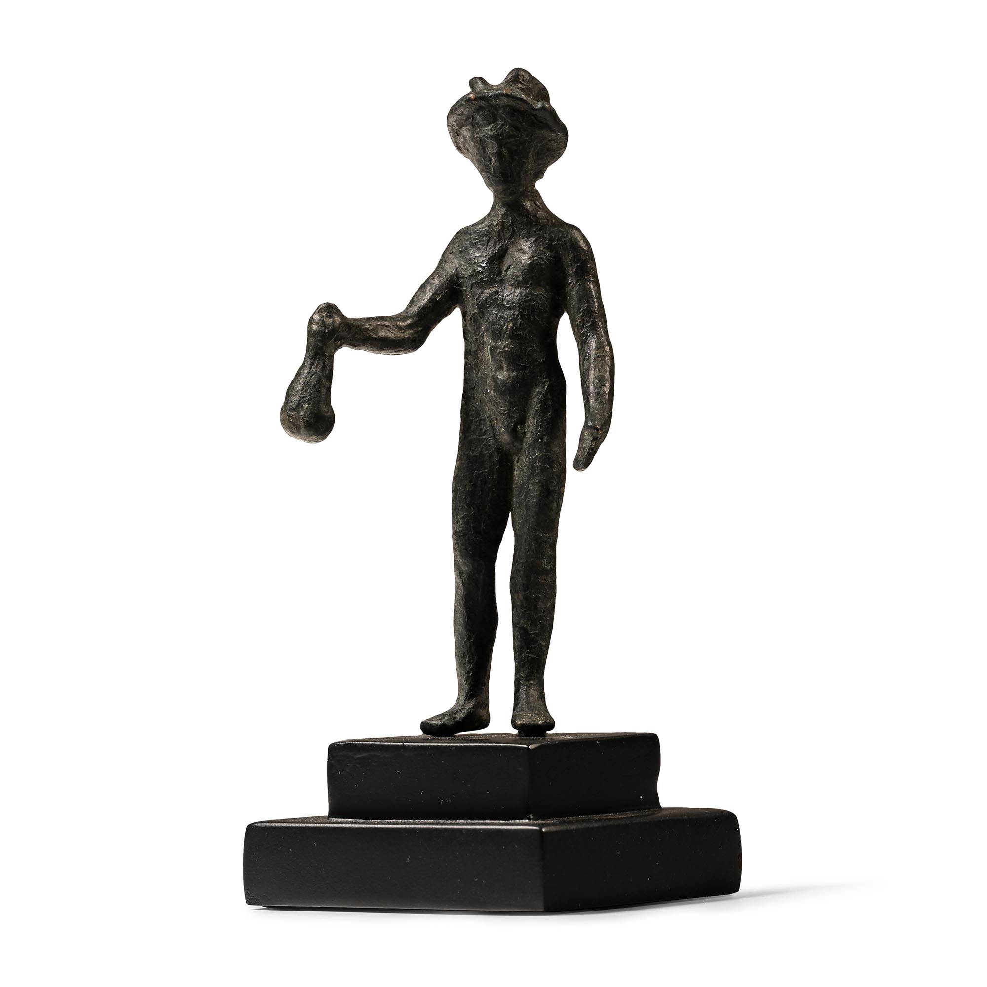 Roman Bronze Statuette of Mercury