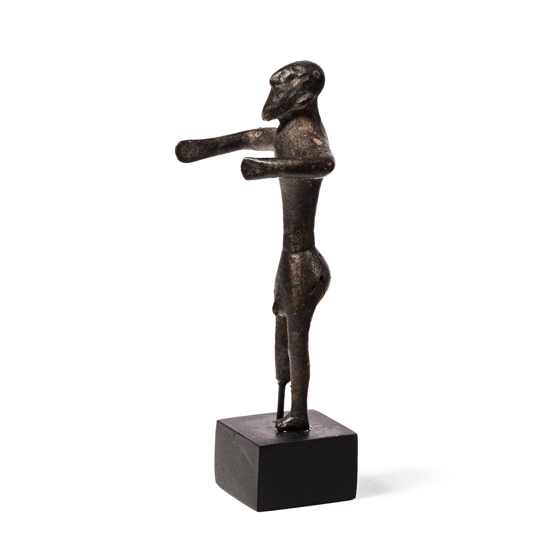 Western Asiatic Bronze Standing Idol