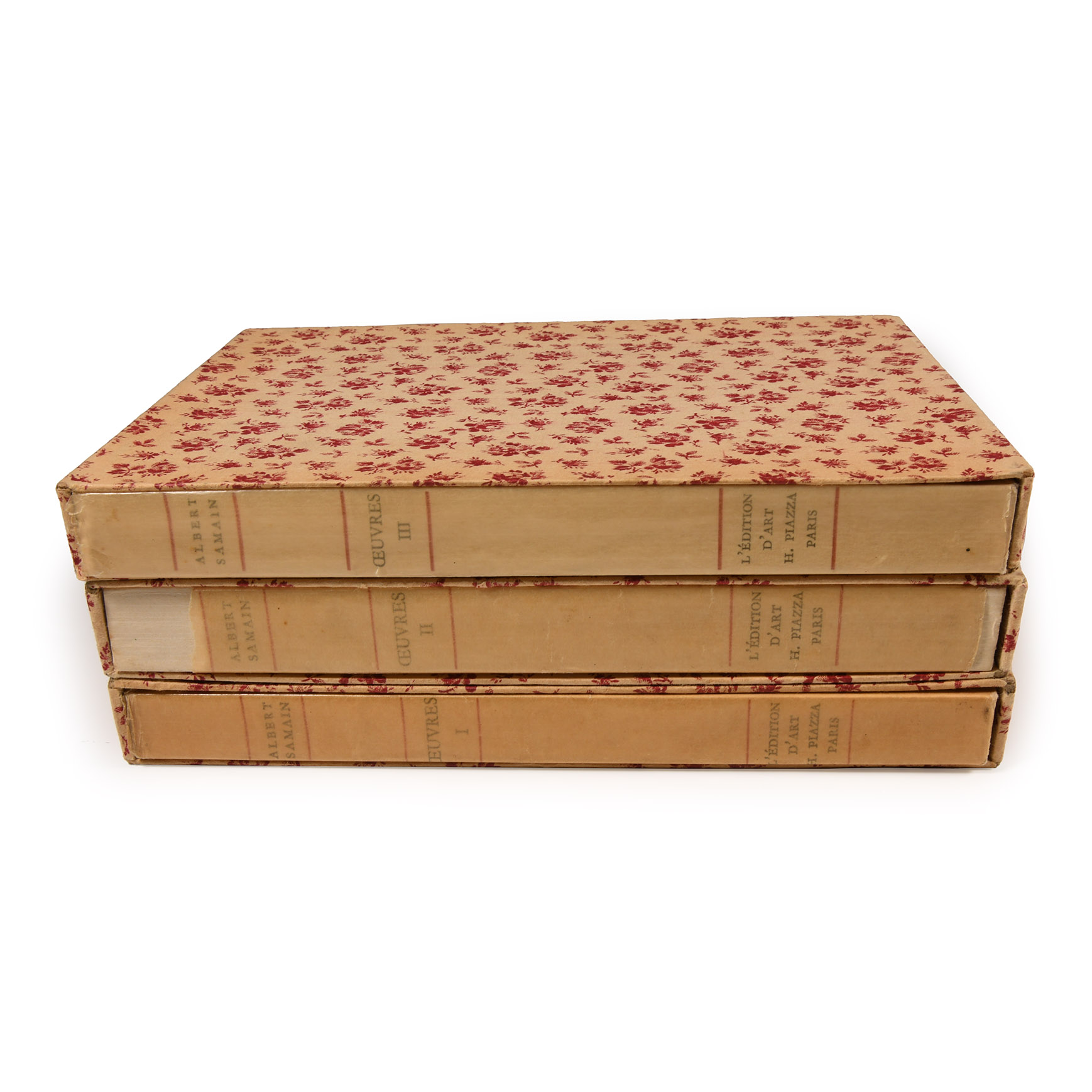 General Books - Oeuvres de Albert Samain (Three volumes)
