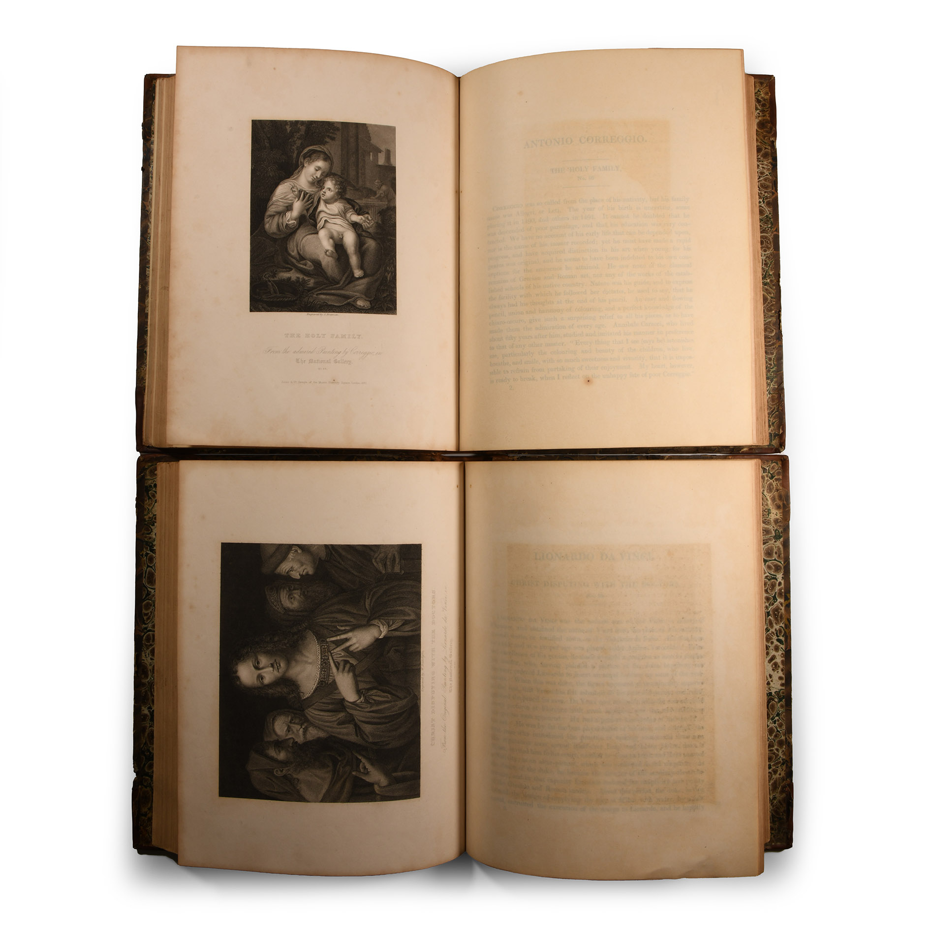 General Books - THE NATIONAL GALLERY OF PICTURES BY THE GREAT MASTERS, Volume 1 & 2