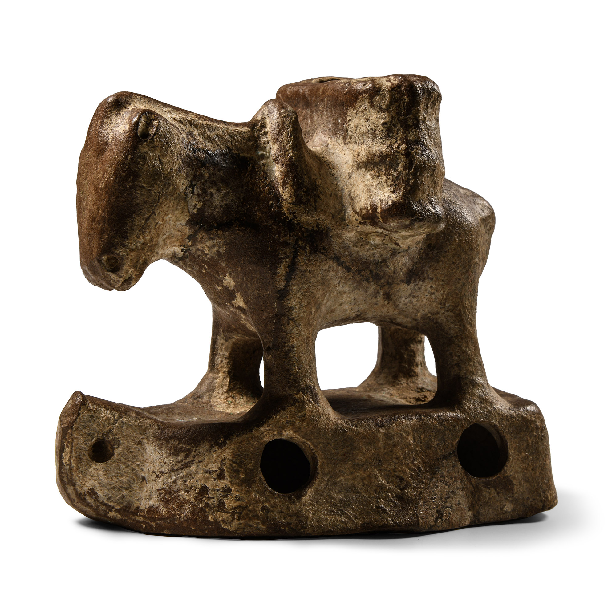 Western Asiatic Ceramic Children's Toy Donkey