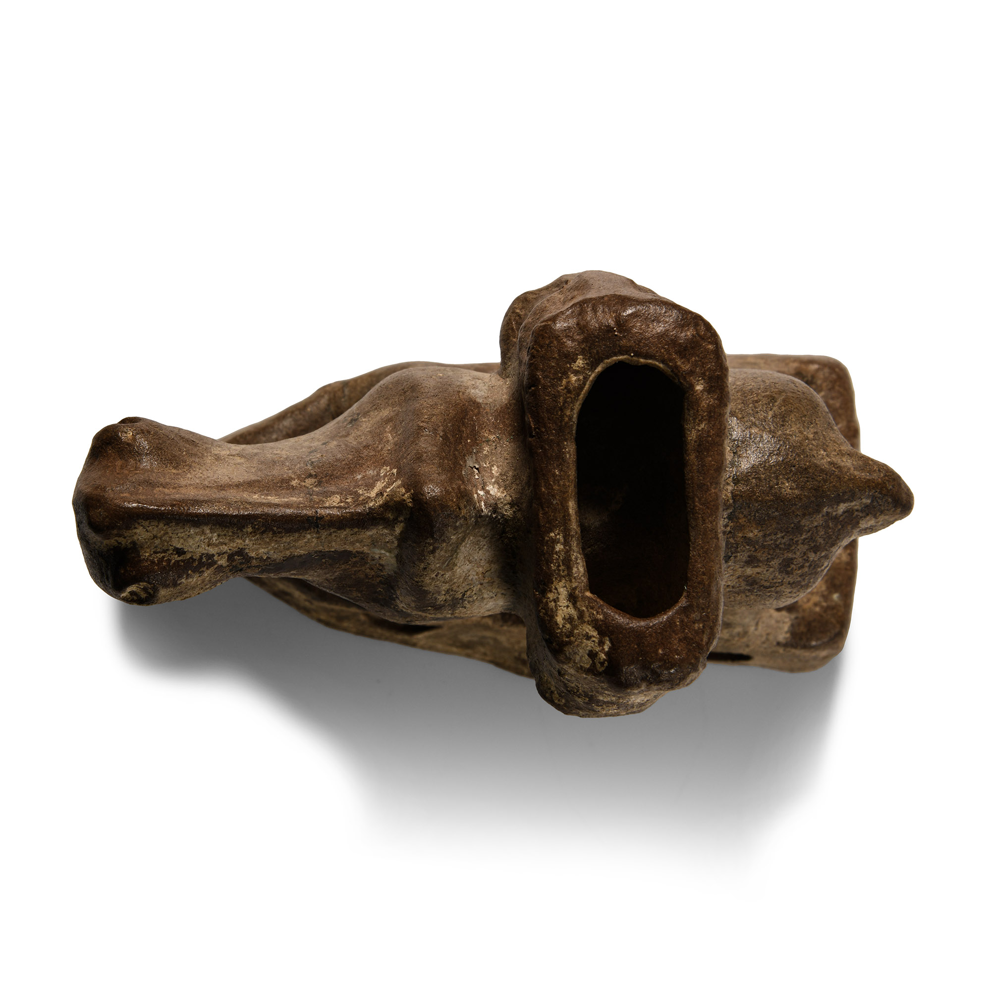 Western Asiatic Ceramic Children's Toy Donkey