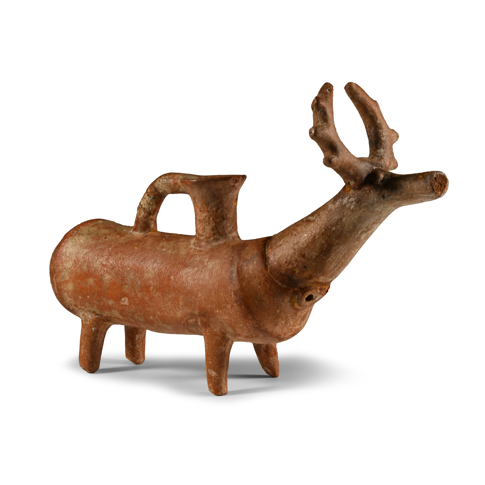 Amlash Terracotta Stag Rhyton