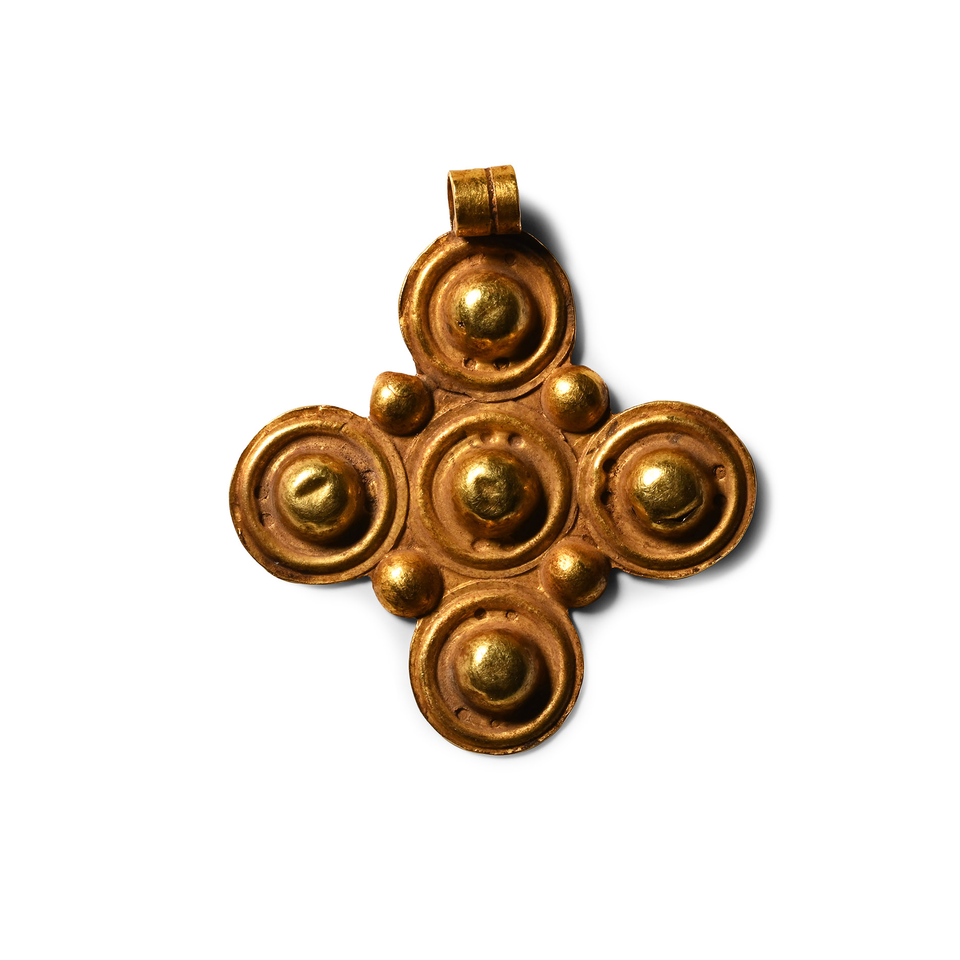 Byzantine Gold Cross Pendant