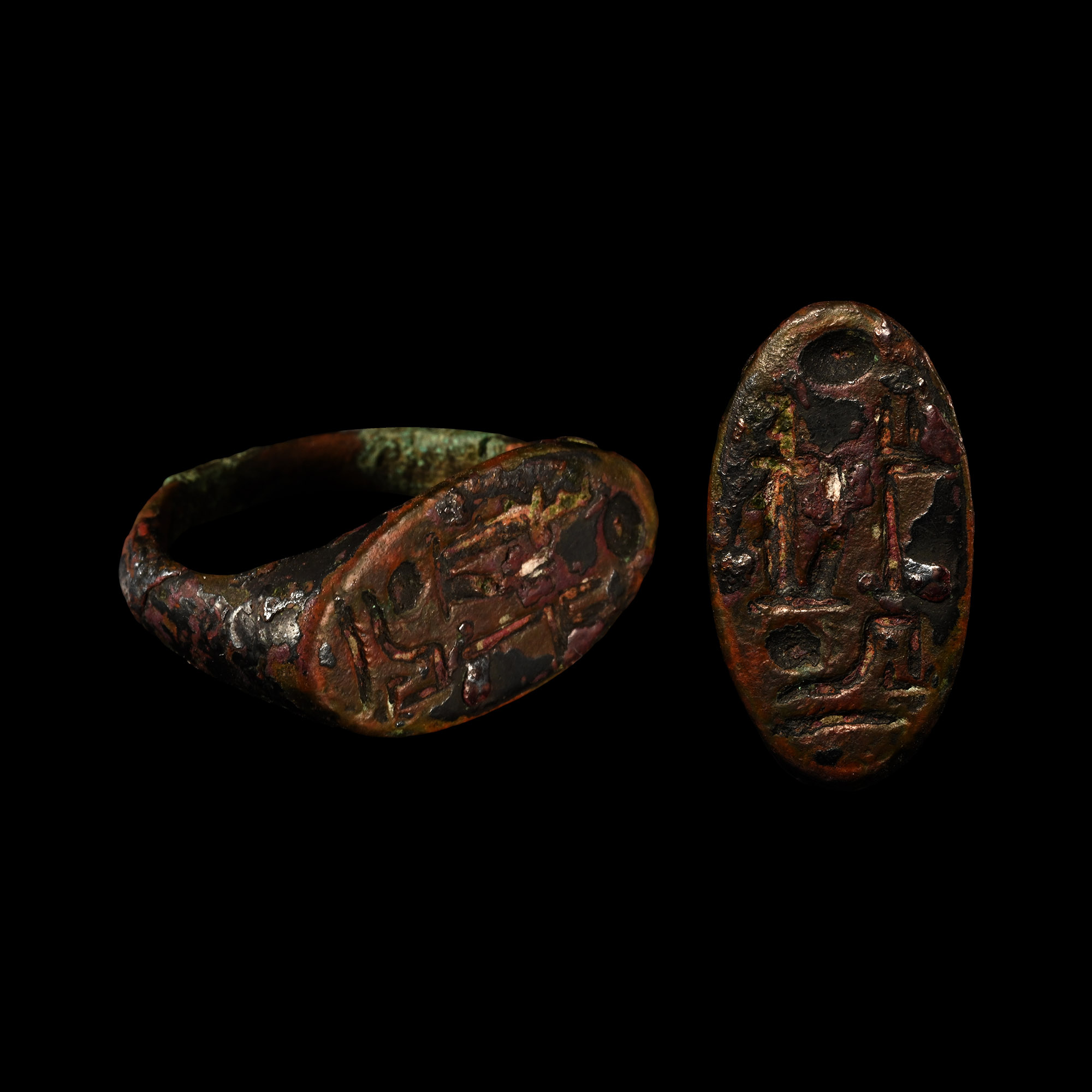 Egyptian Bronze Ring for Ramesses II
